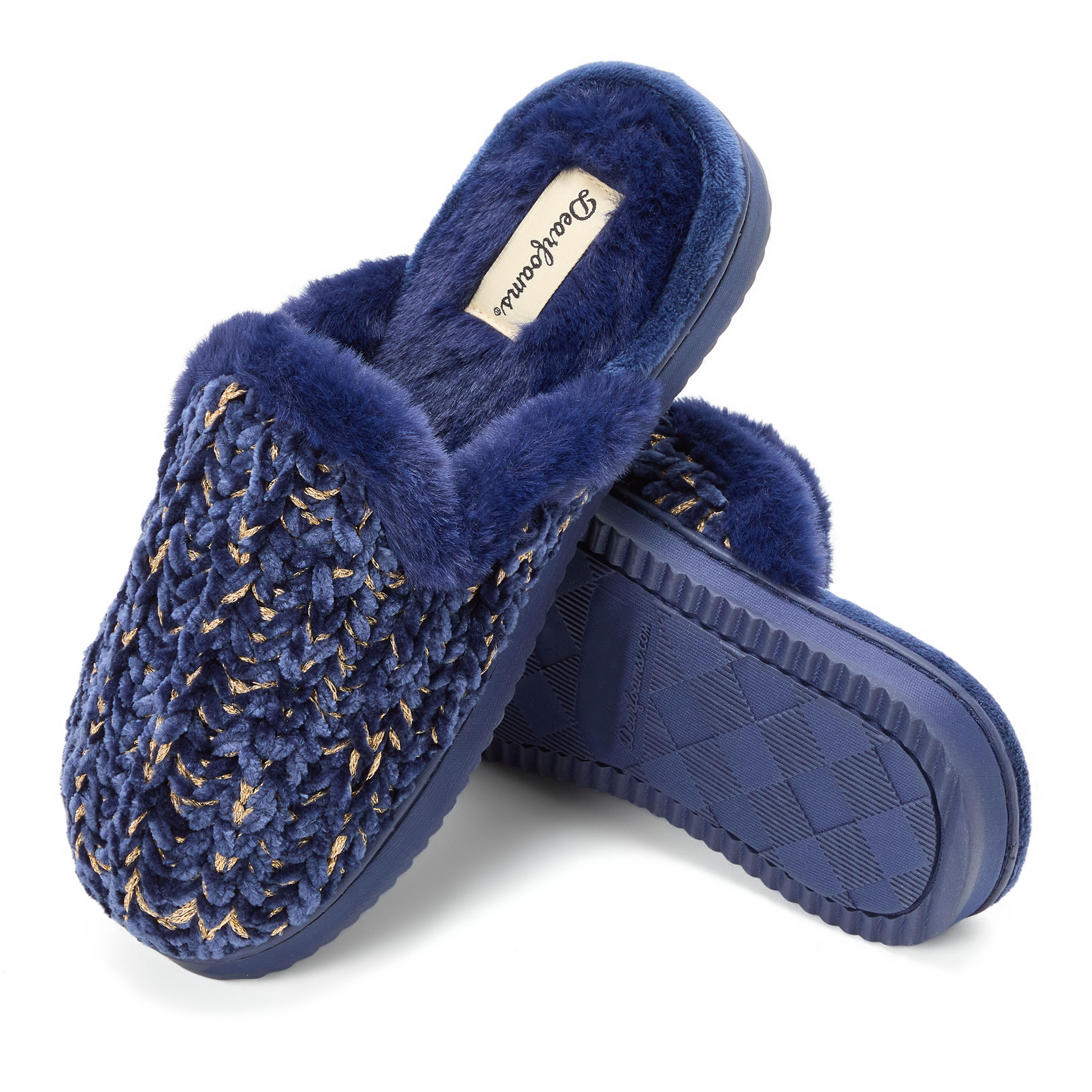 Women's Paris Chenille Shaped Tab Scuff