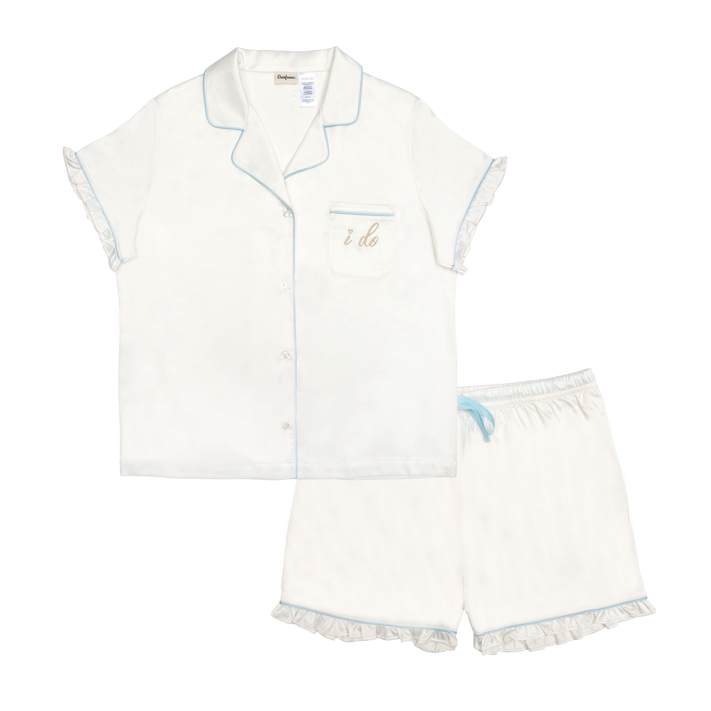 I Do Bridal Short Pajama Set