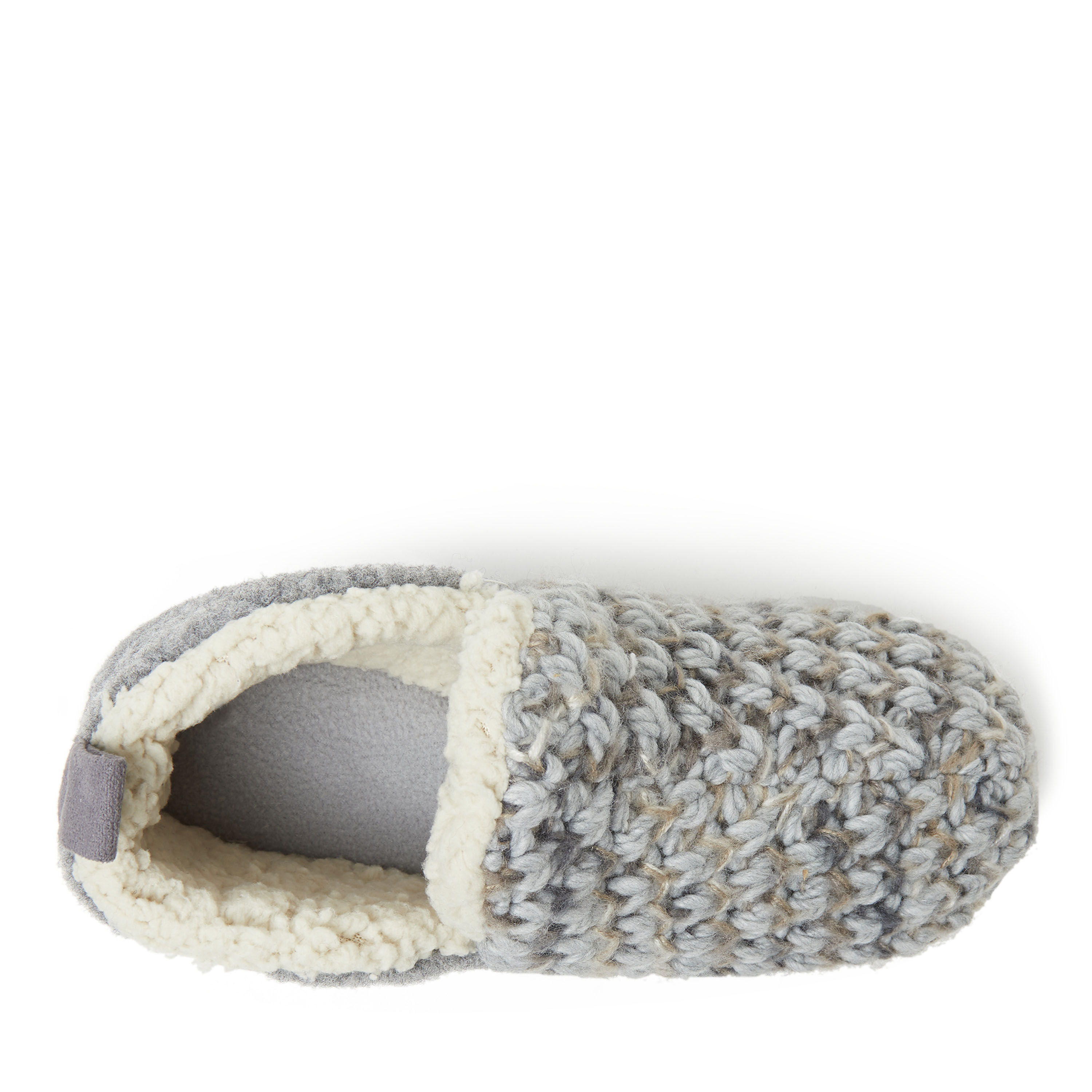 Women's Textured Knit and Microwool Bootie Slipper