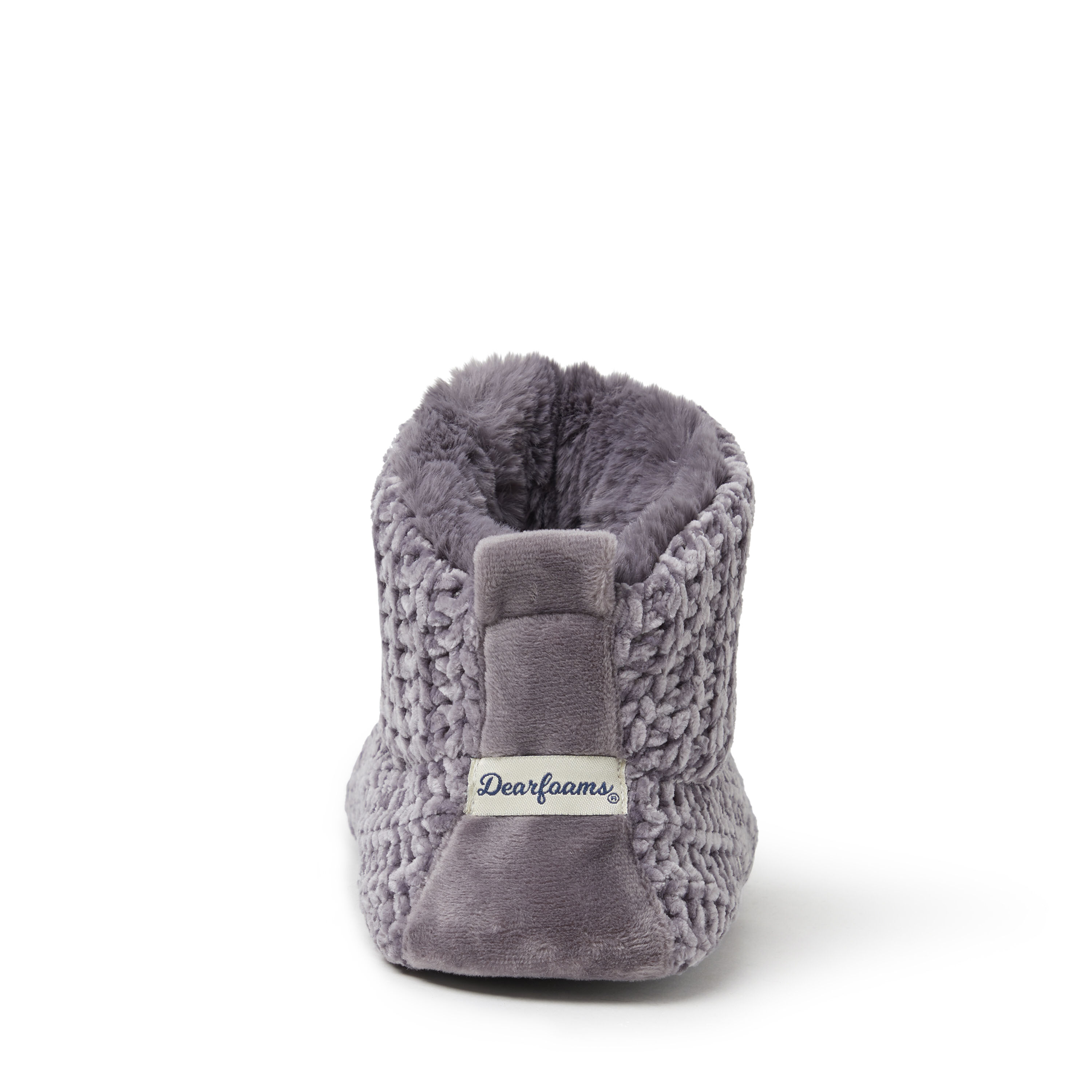 Dearfoams cable knit bootie slippers hot sale