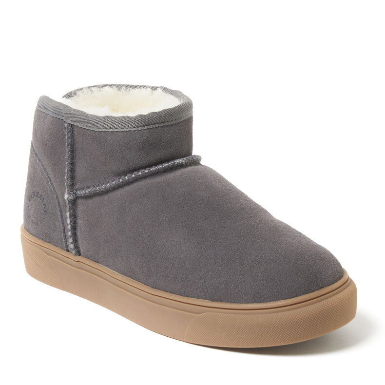 Women's Fireside by Dearfoams Bathurst Water-Resistant Genuine Shearling Micro Bootie