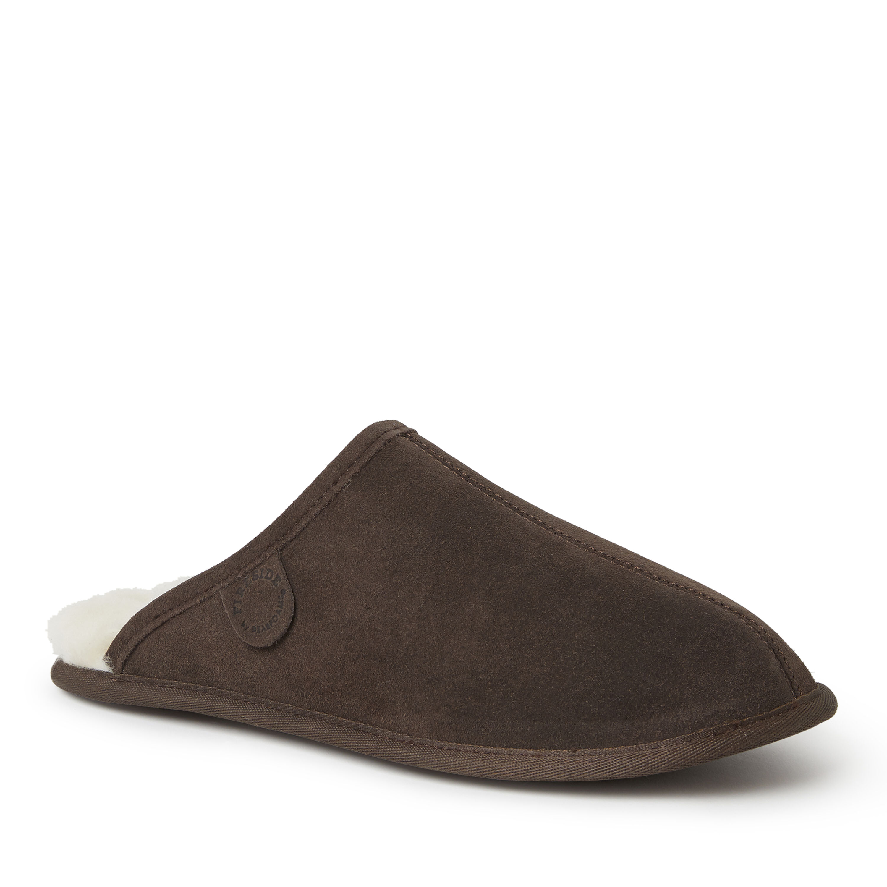 Men's Fireside by Dearfoams Warwick Genuine Shearling Scuff Slipper