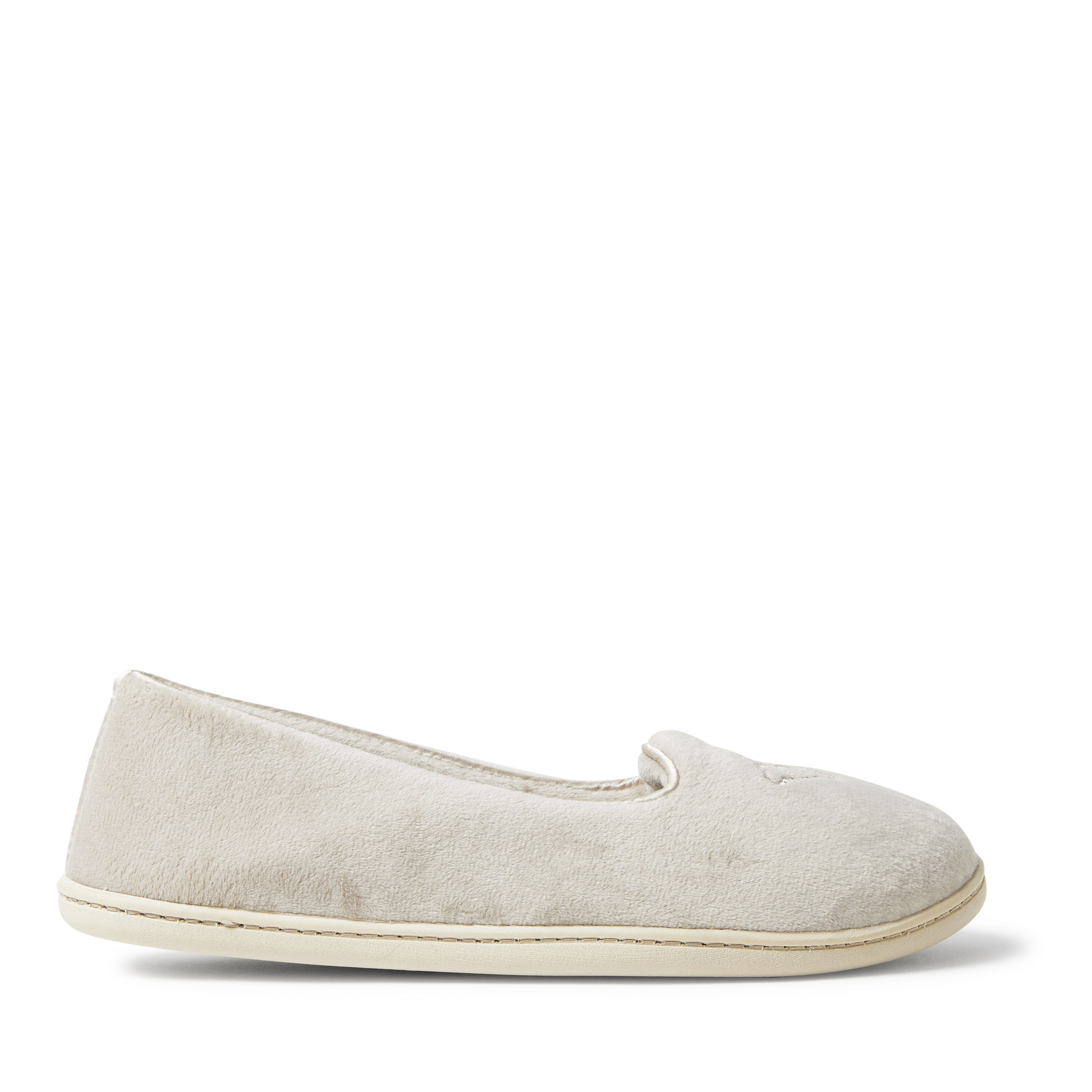 Dearfoams women's rebecca deals microfiber velour slipper