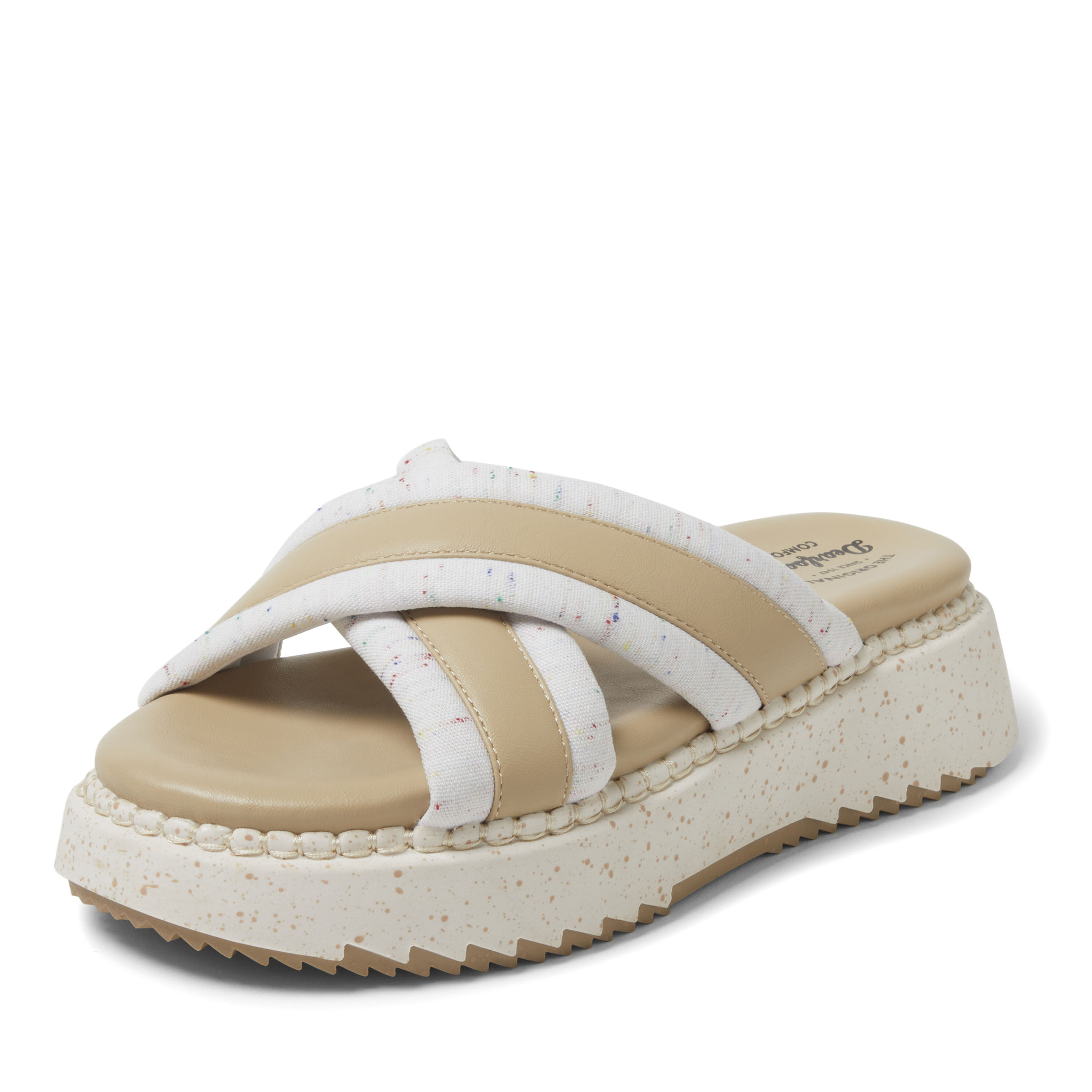 Women's Daisy Cross Strap Platform Sandal