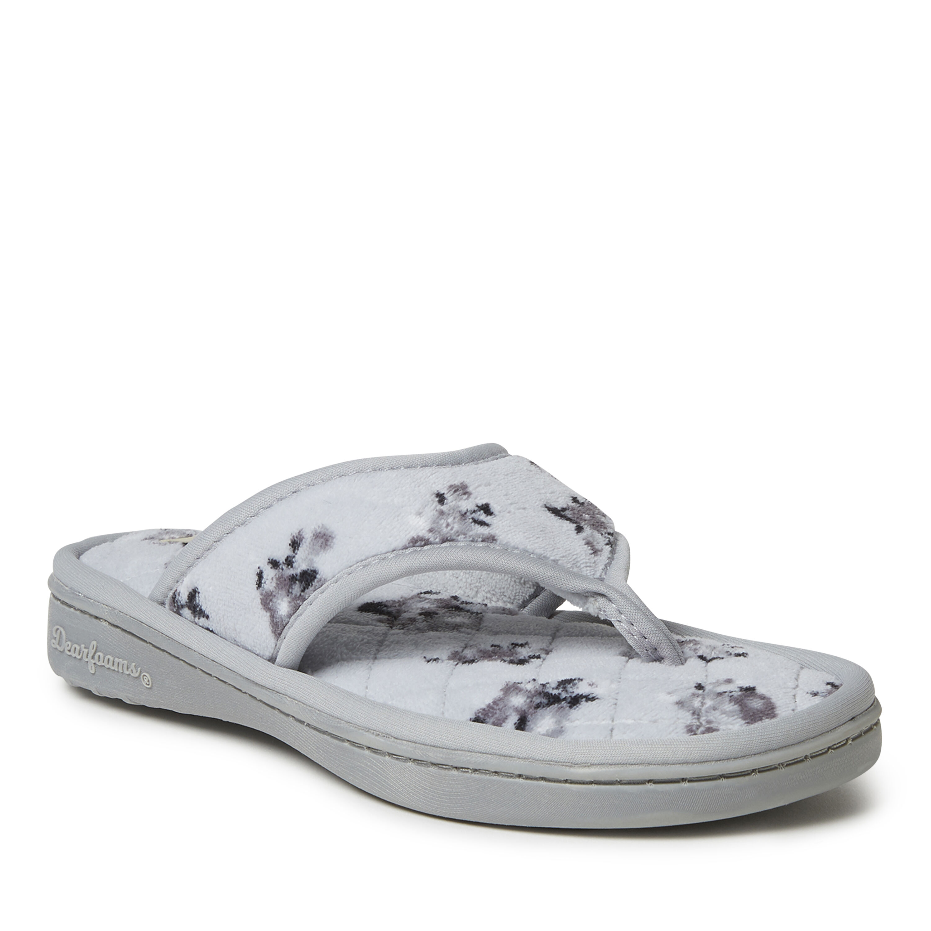 Women s Melanie Terry Thong with Quilted Footbed Slipper