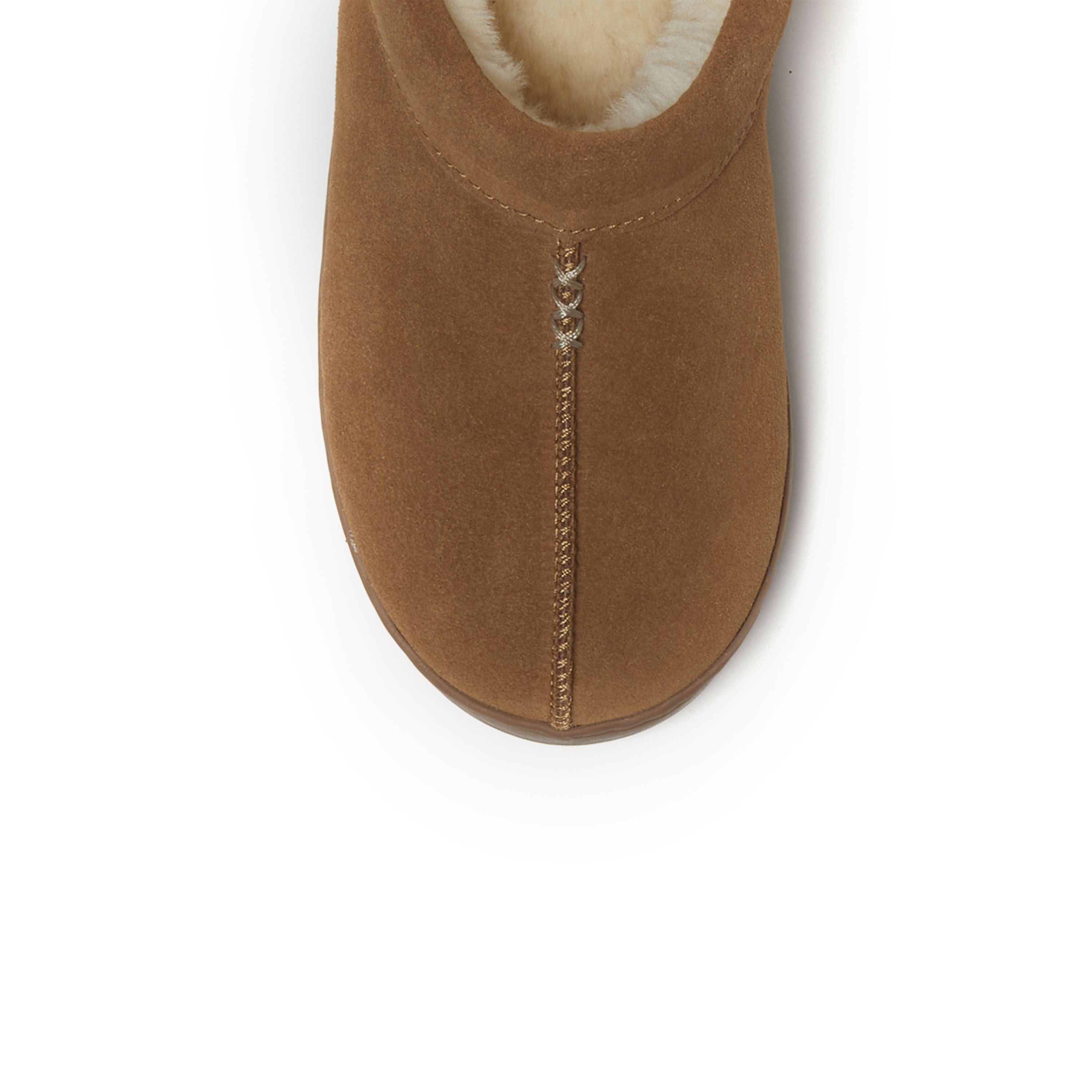 Women's Doreen Genuine Suede Clog With Prayer Seam