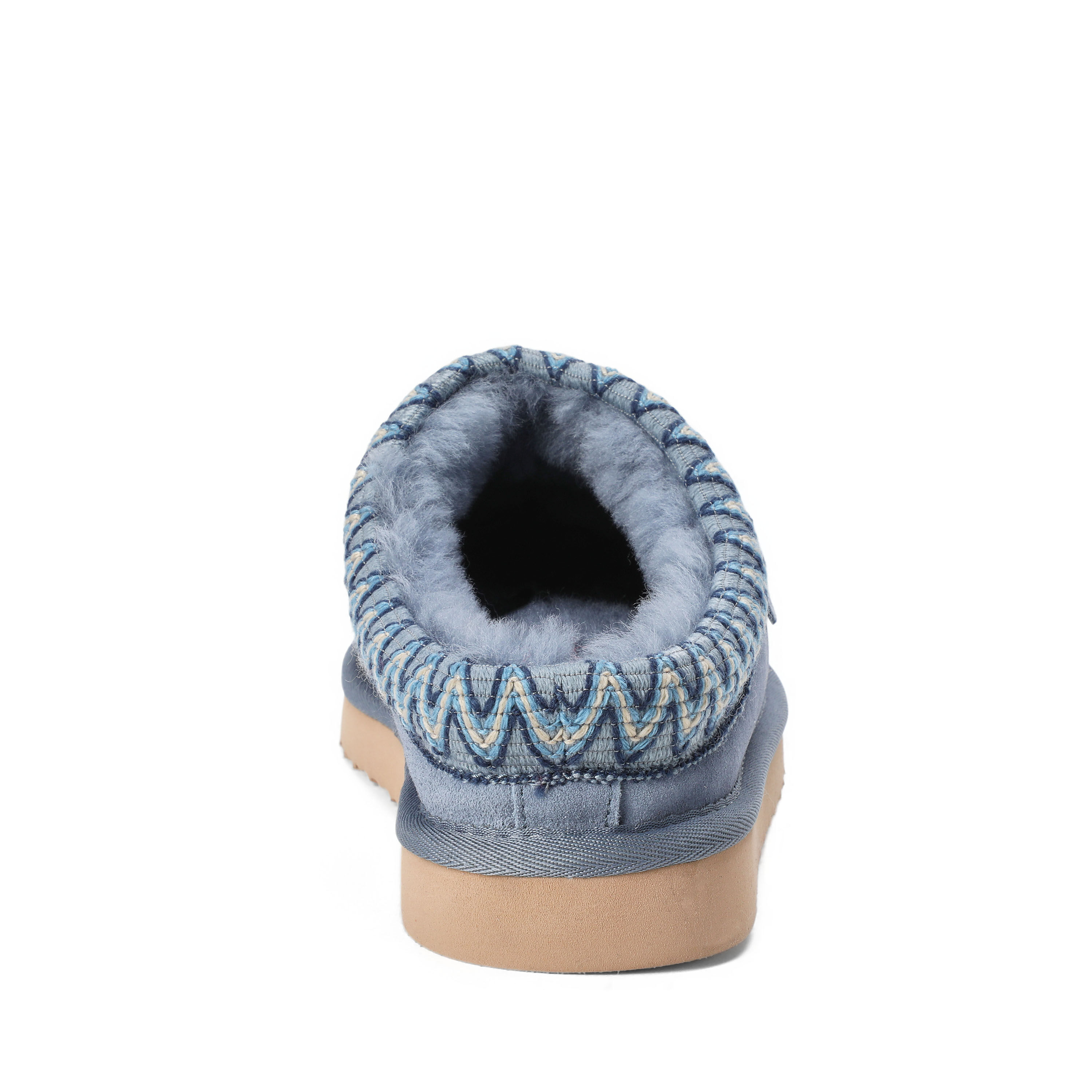Women's Fireside by Dearfoams Greta Genuine Shearling Clog With Taping
