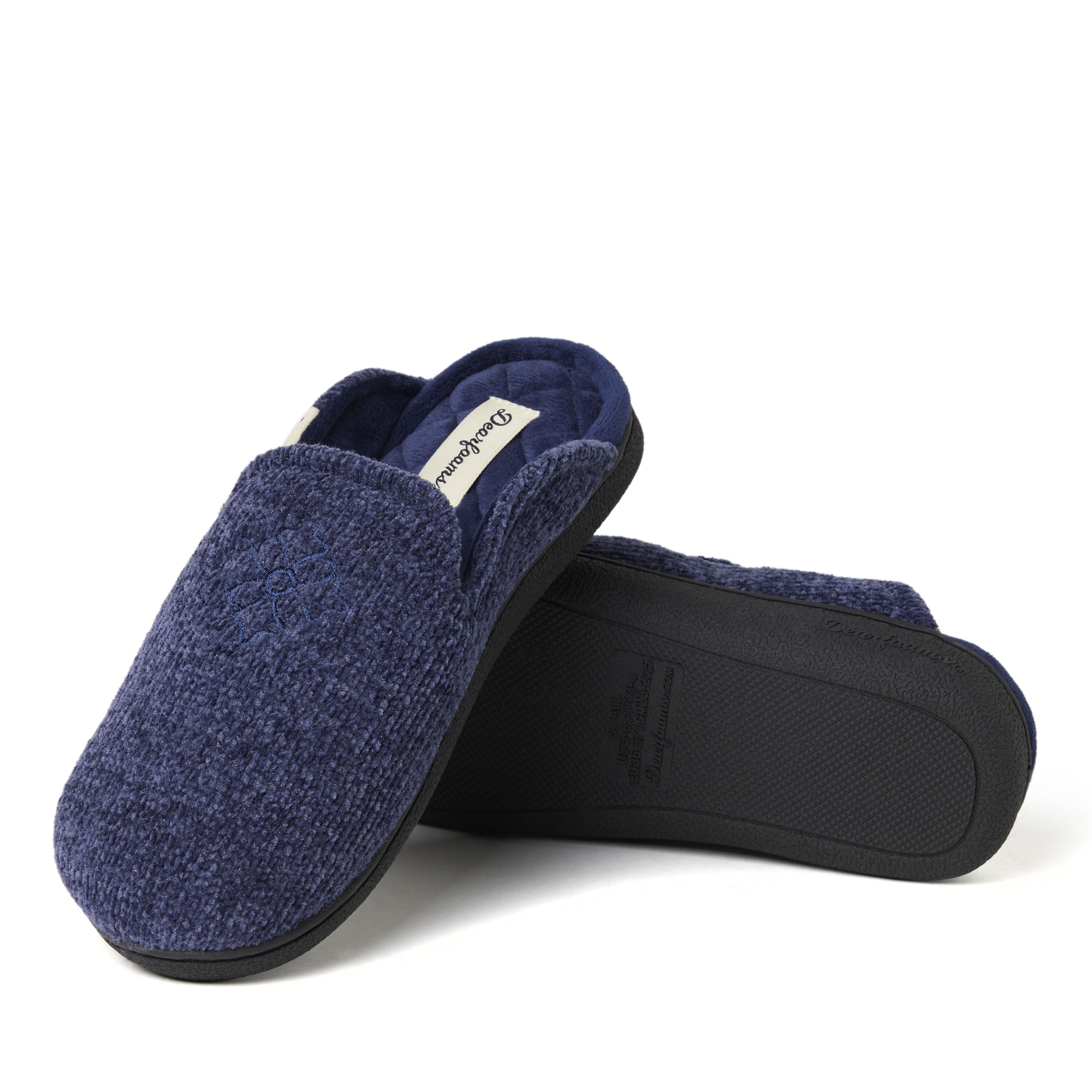 Women's Erin Embroidery Chenille Scuff Slipper