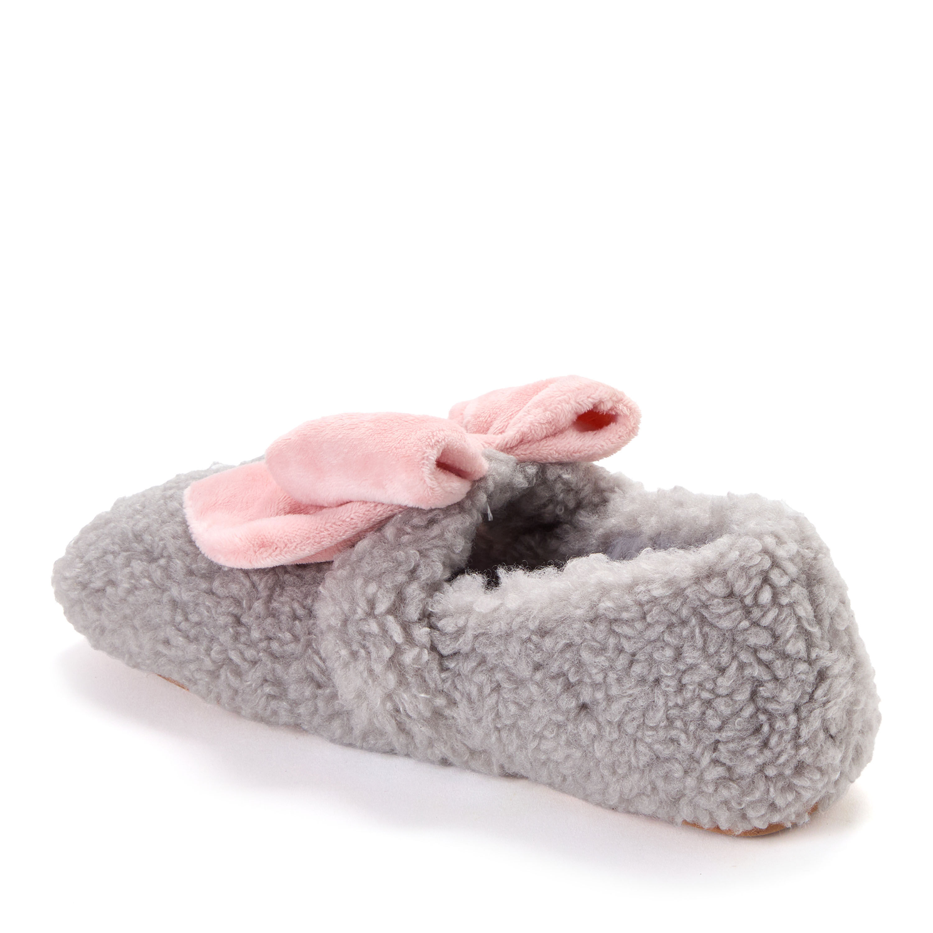 Dearfoams Women's Pennie Maryjane With Bow Slippers