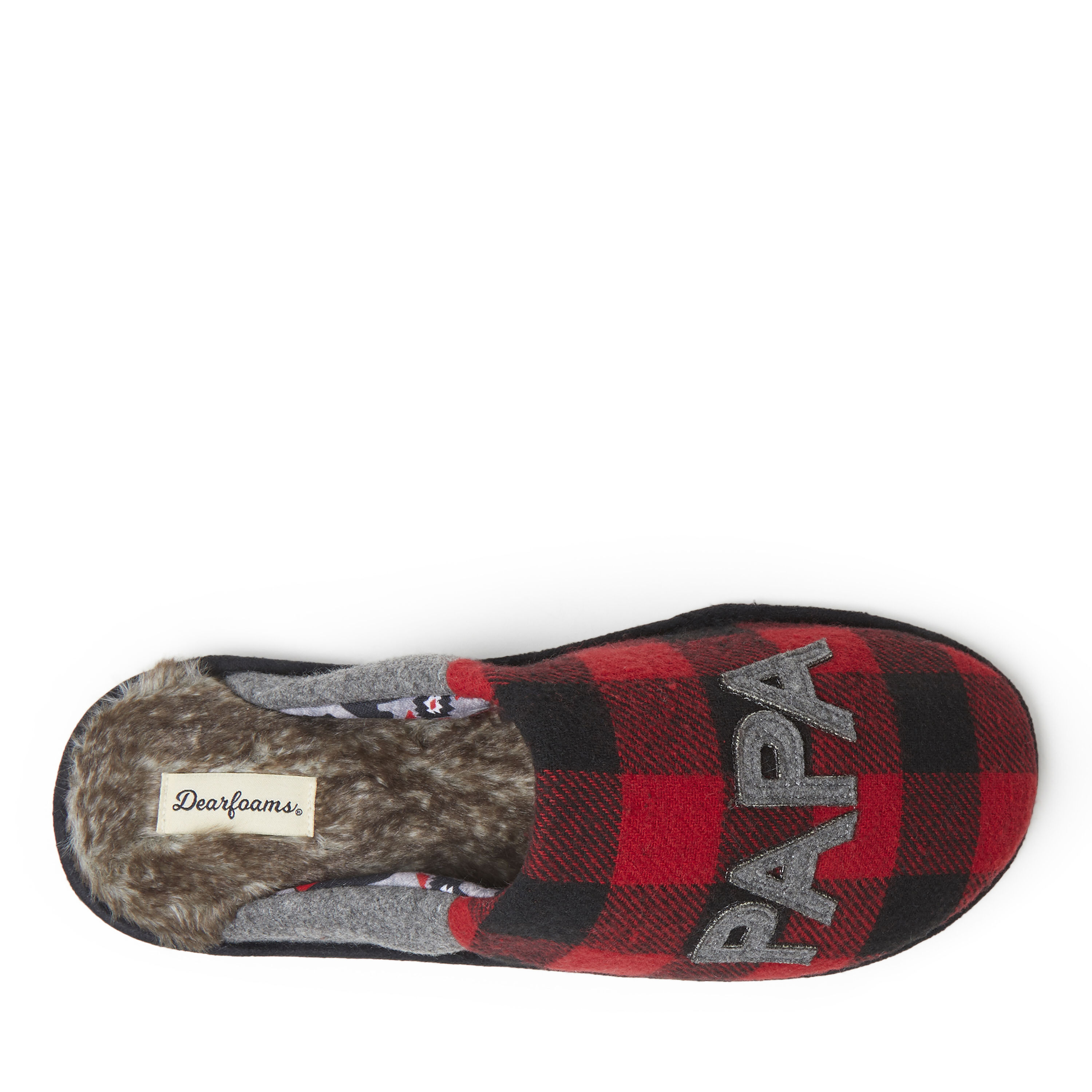 Men s Buffalo Check Papa Bear Scuff