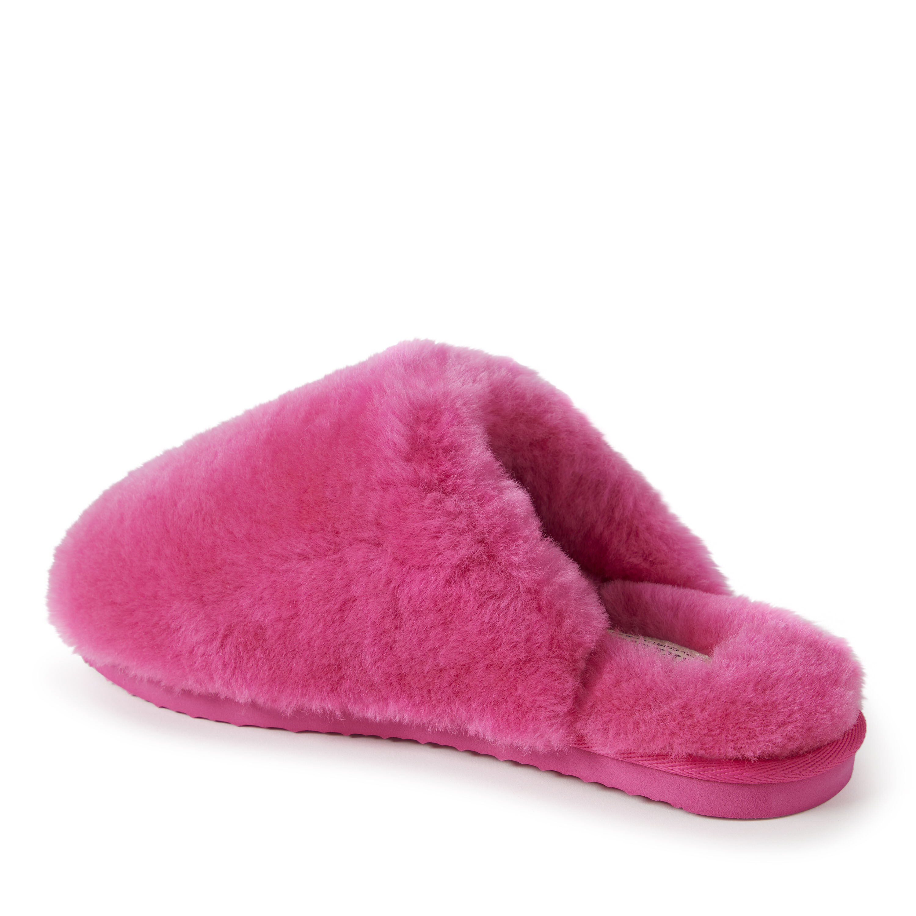 Women's  Fireside By Dearfoams Shelly Beach Genuine Shearling Scuff