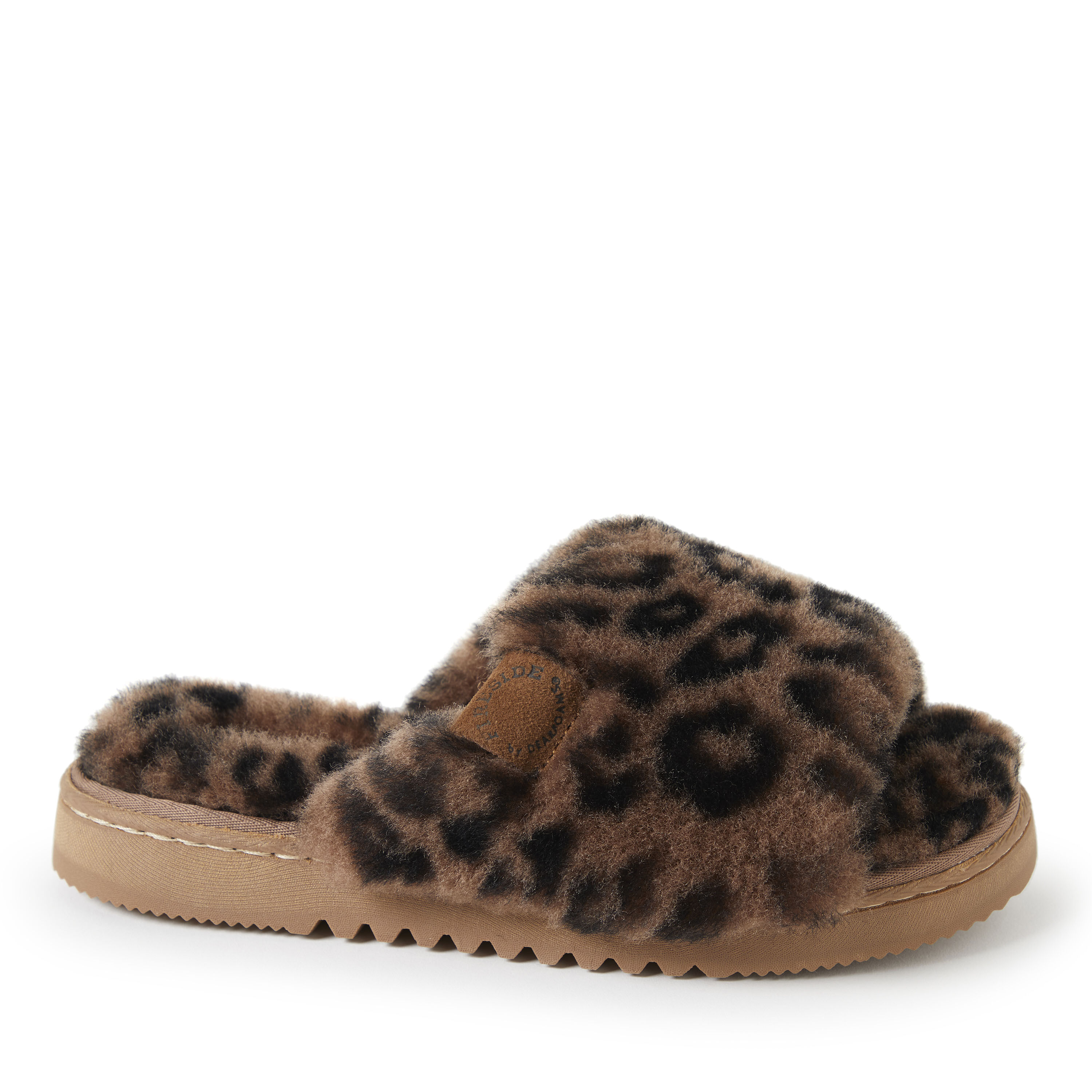 Women s Fireside by Dearfoams Genuine Shearling Slide with