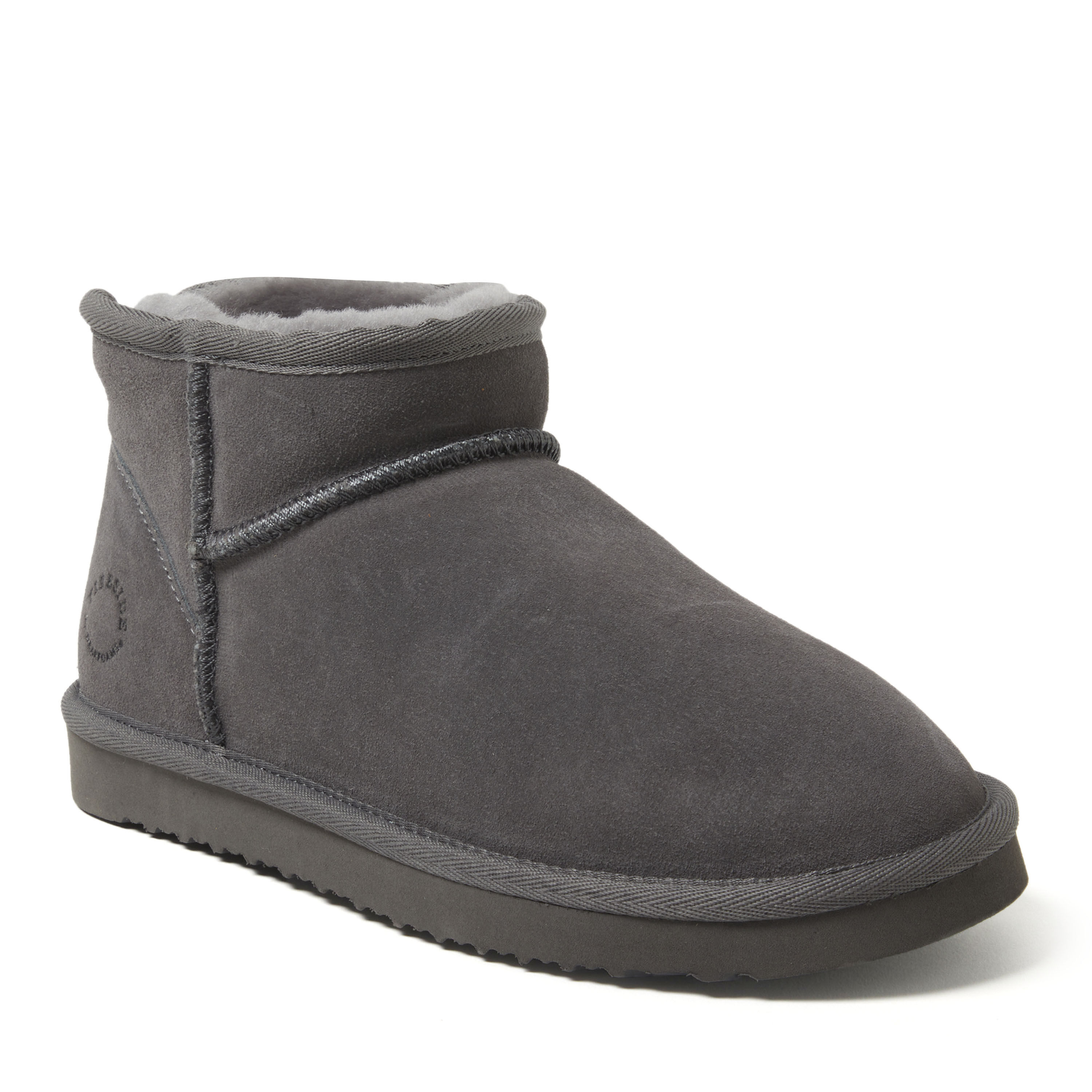 Women's Fireside by Dearfoams Riverland Genuine Shearling Micro Bootie