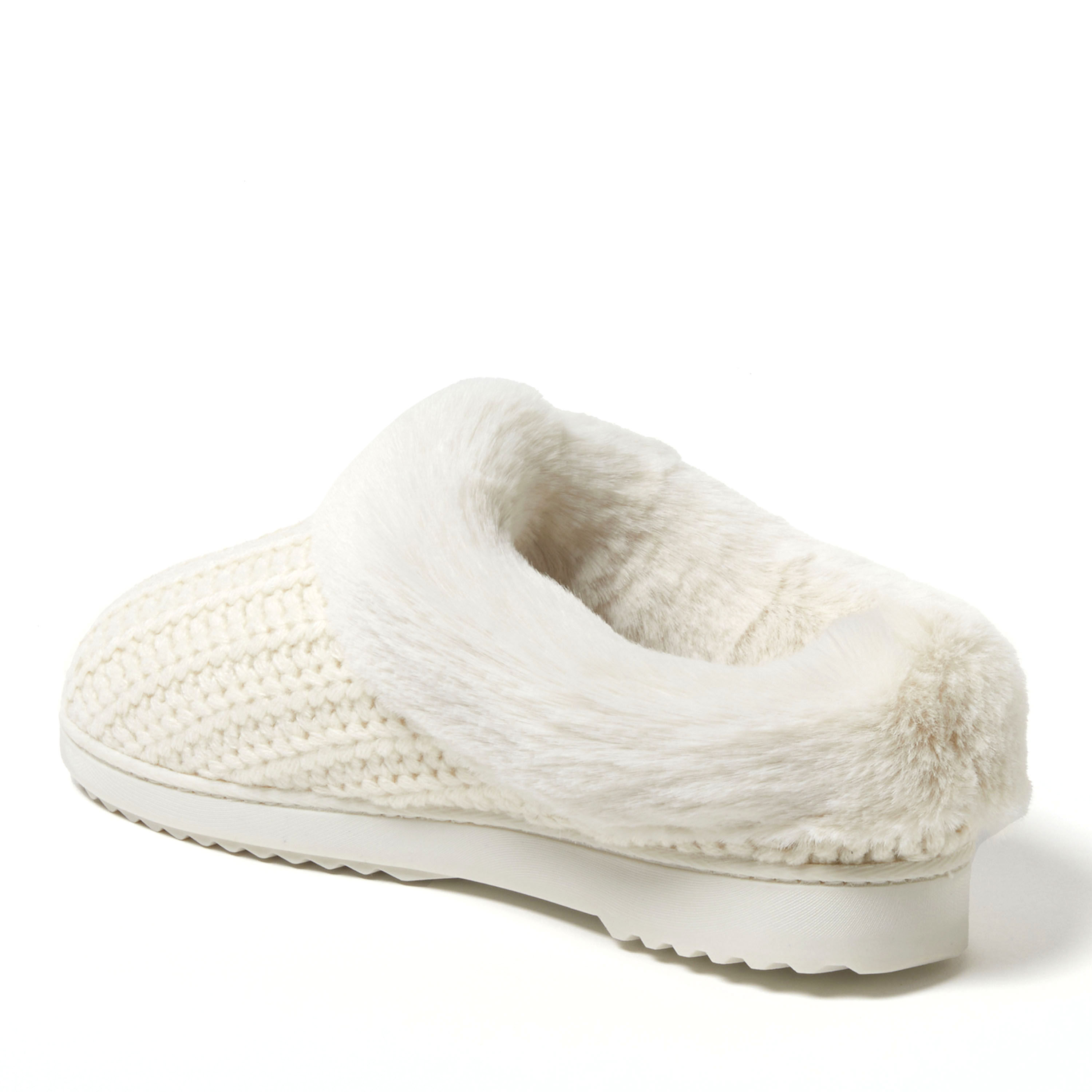 【DEARMINE】Flow Washable Round Knit Women's Hannah Festive Knit Clog