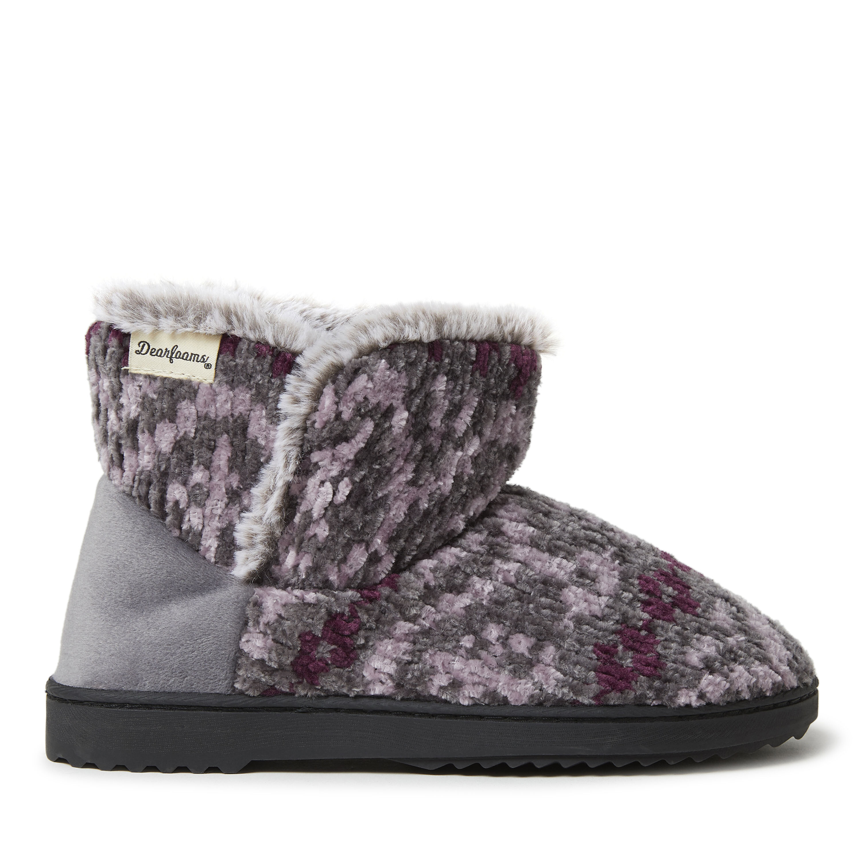 Women's Fairisle or Solid Chenille Knit Boot