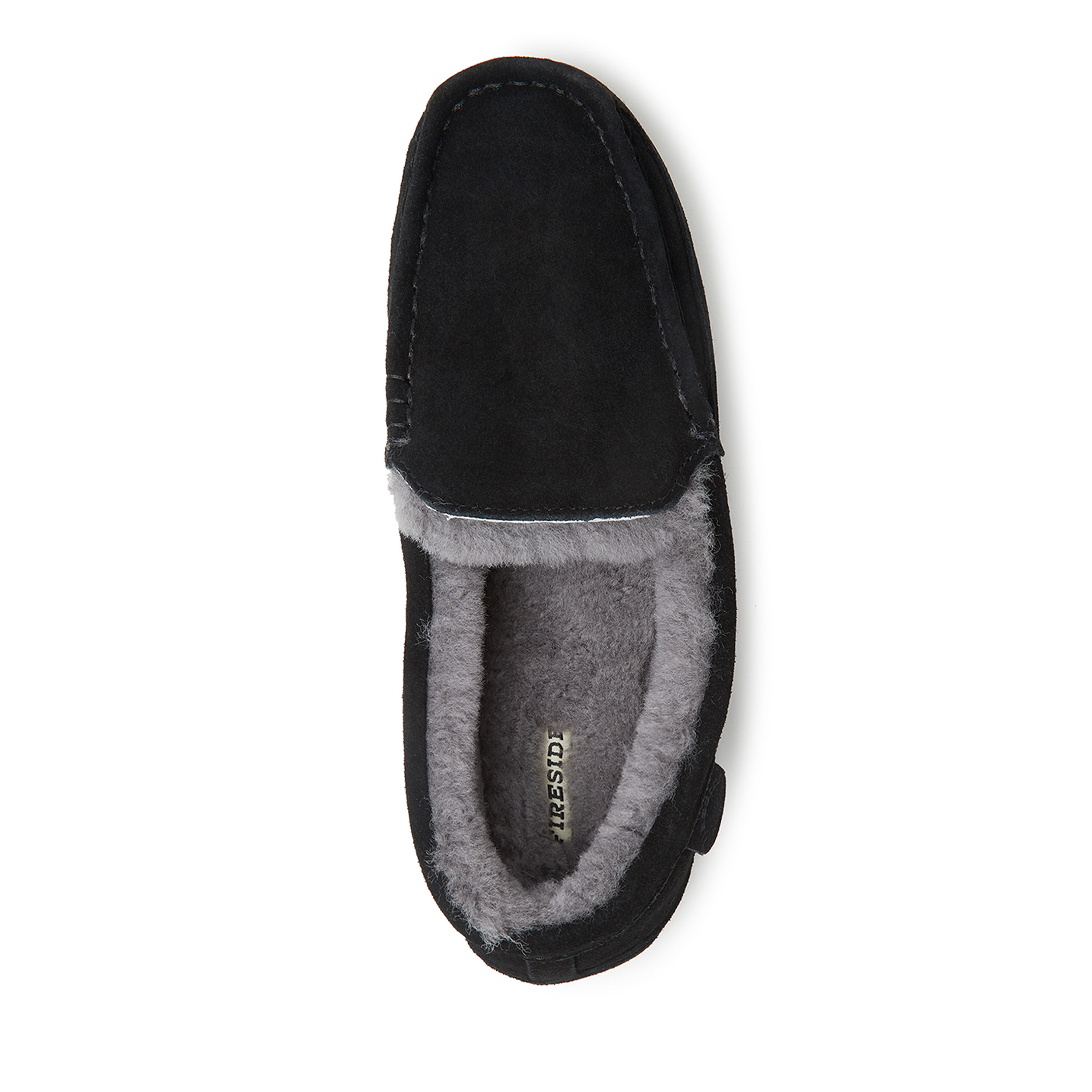 Dearfoams fireside melbourne genuine shearling lined moccasin slipper online