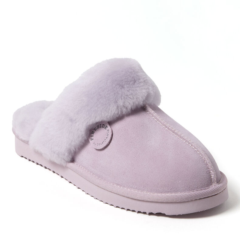 Women's Fireside By Dearfoams Sydney Genuine Shearling Scuff
