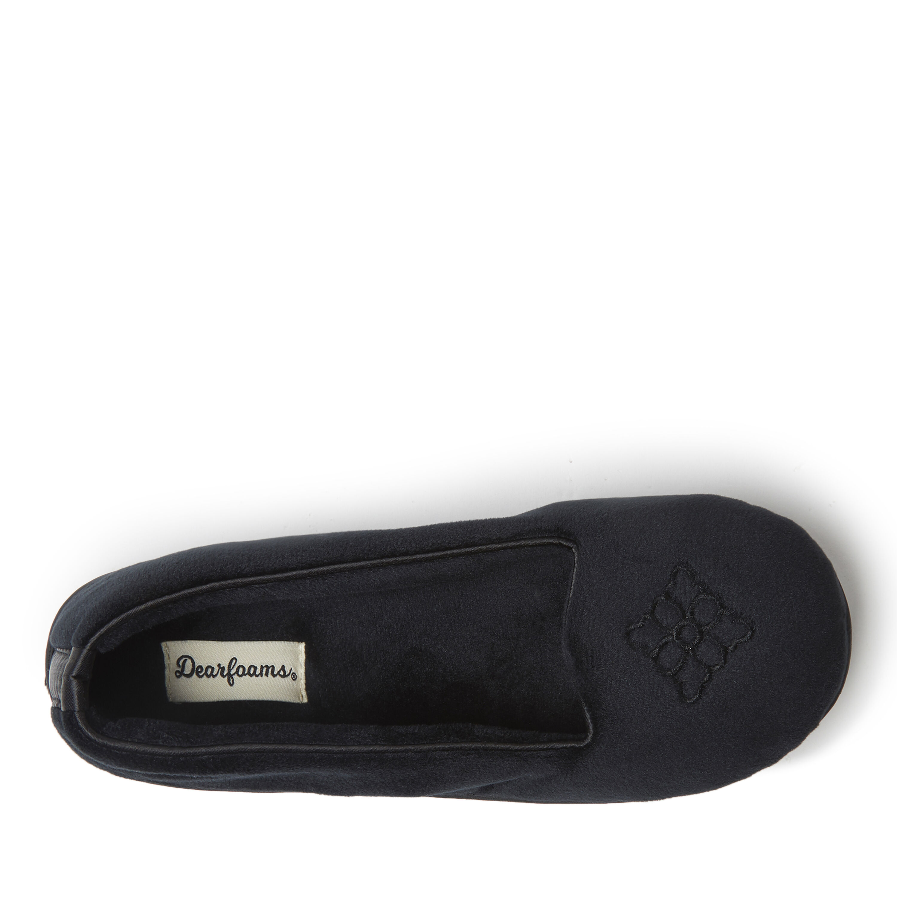 Dearfoams women's rebecca outlet microfiber velour slipper