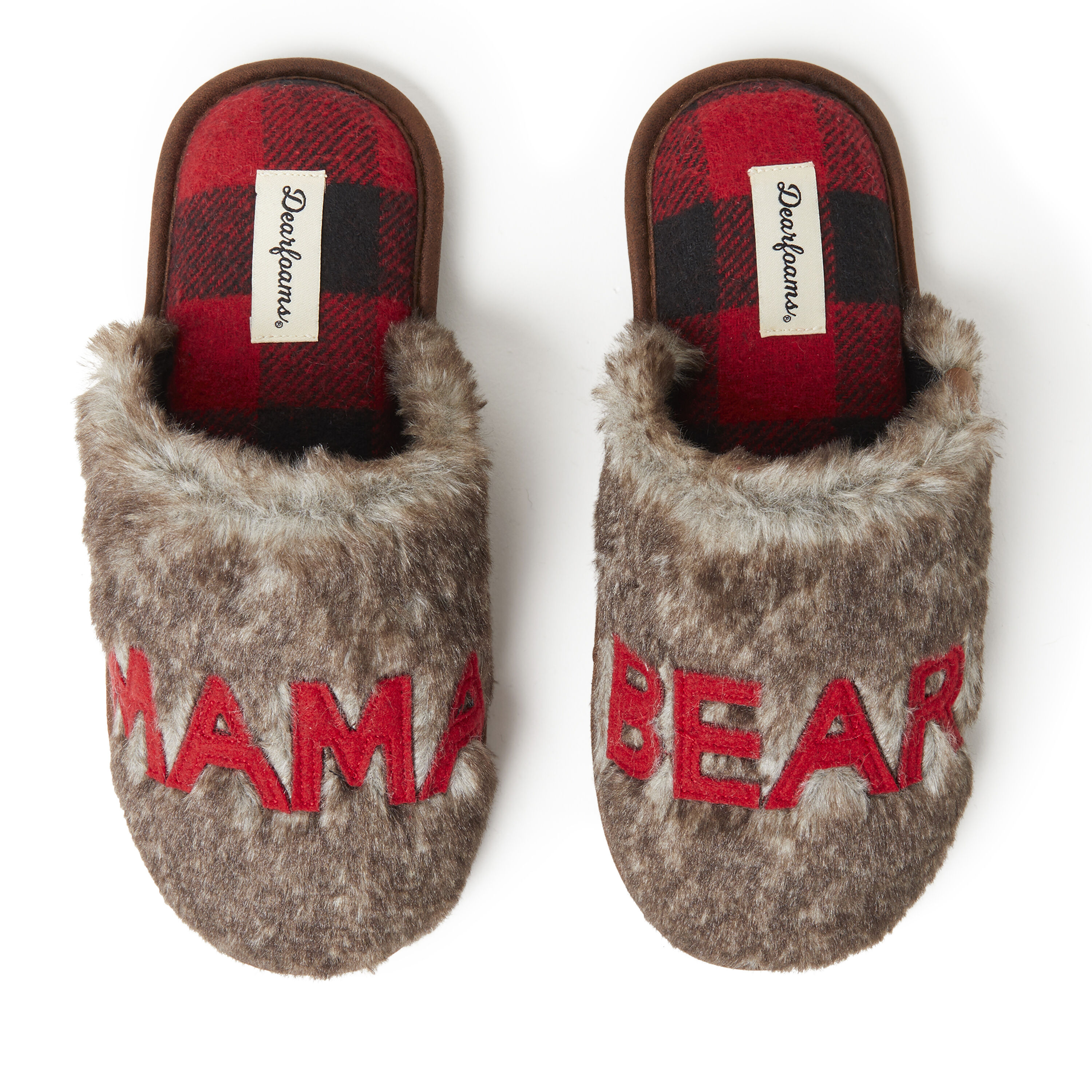 Dearfoams fur mama slippers online