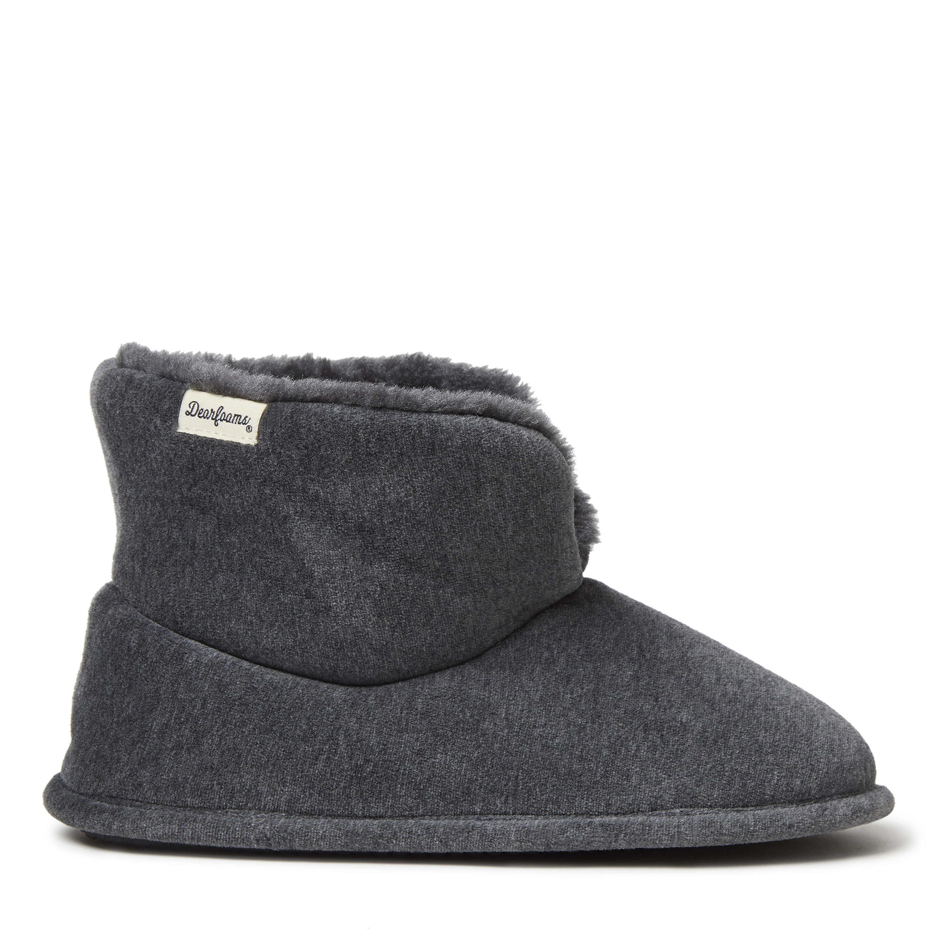 Dearfoam velour bootie discount slippers