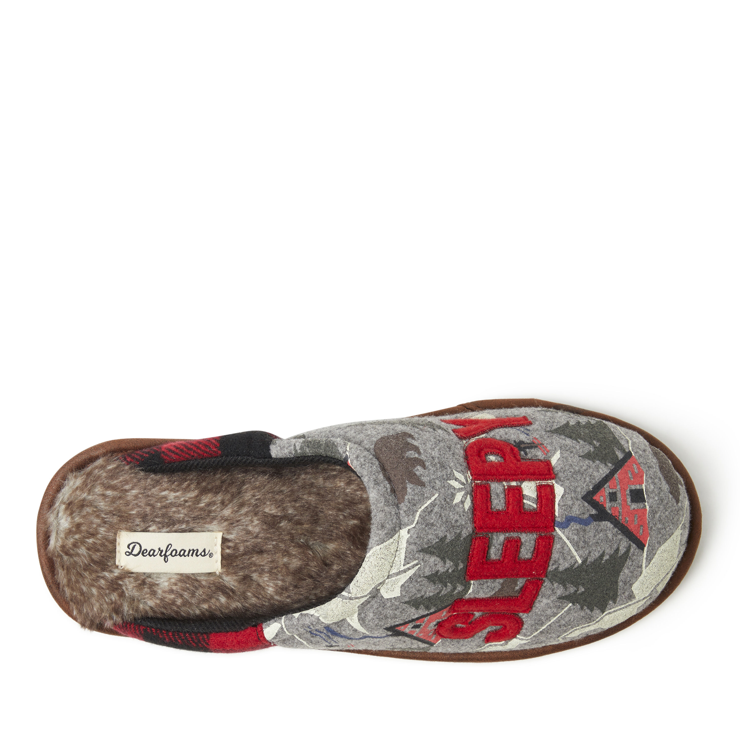 Dearfoams sleepy bear slippers shop