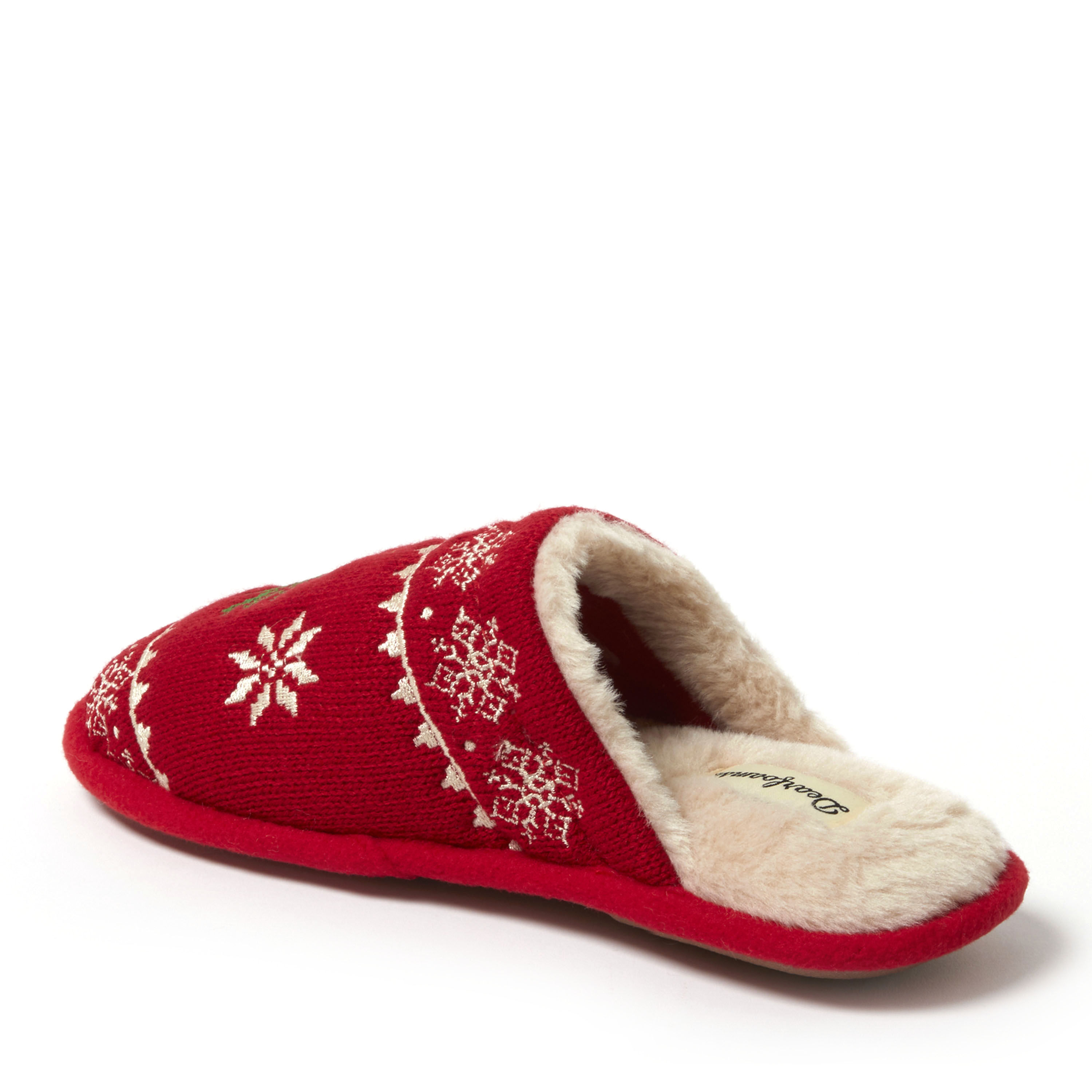 Women's Novelty Knit Scuff With Eyemask