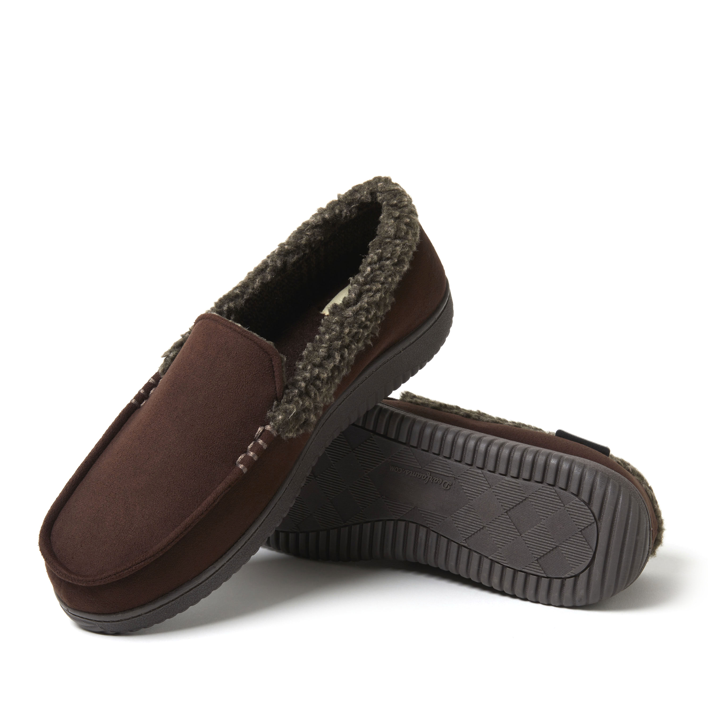 Dearfoams memory on sale foam slippers
