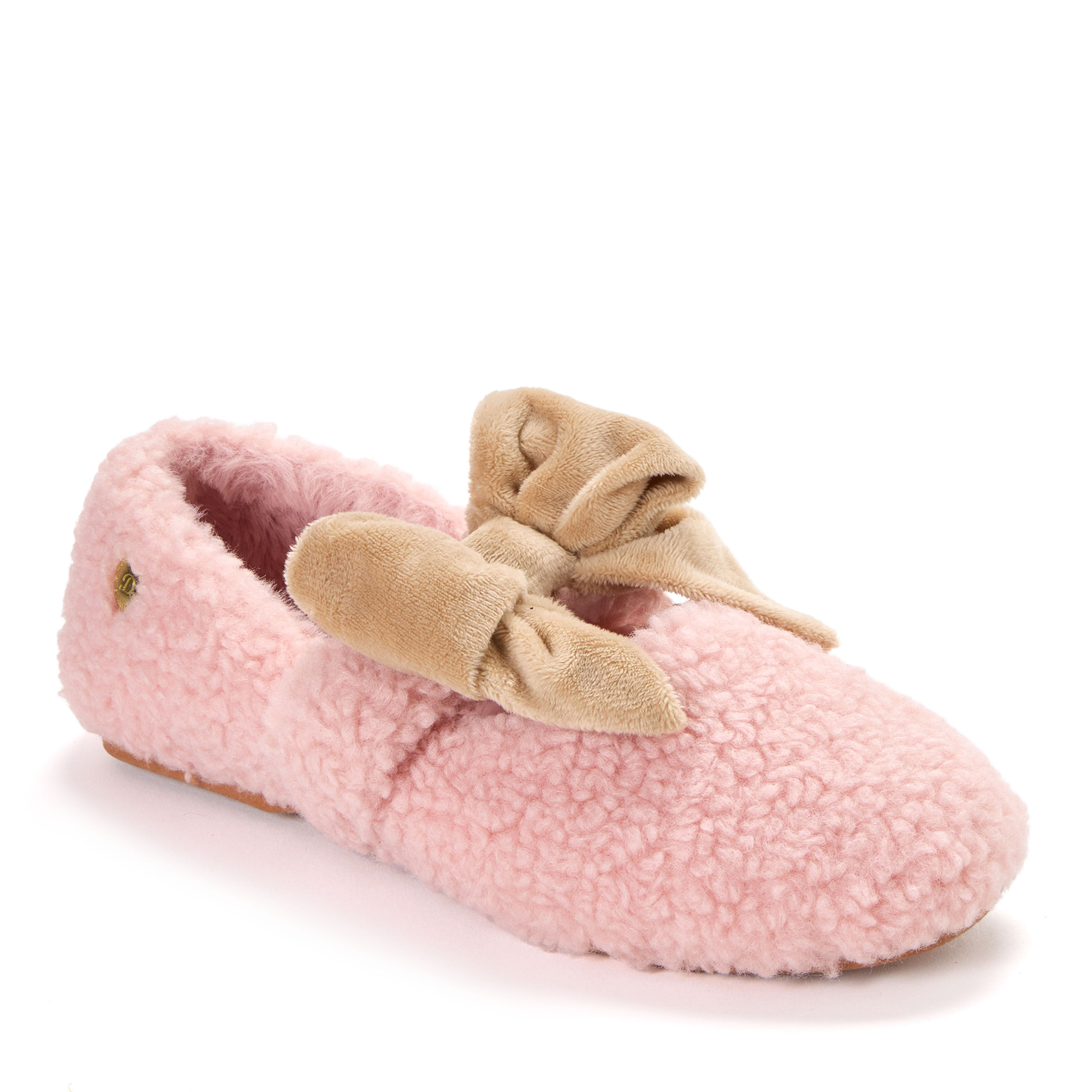 Dearfoams Women's Pennie Maryjane With Bow Slippers