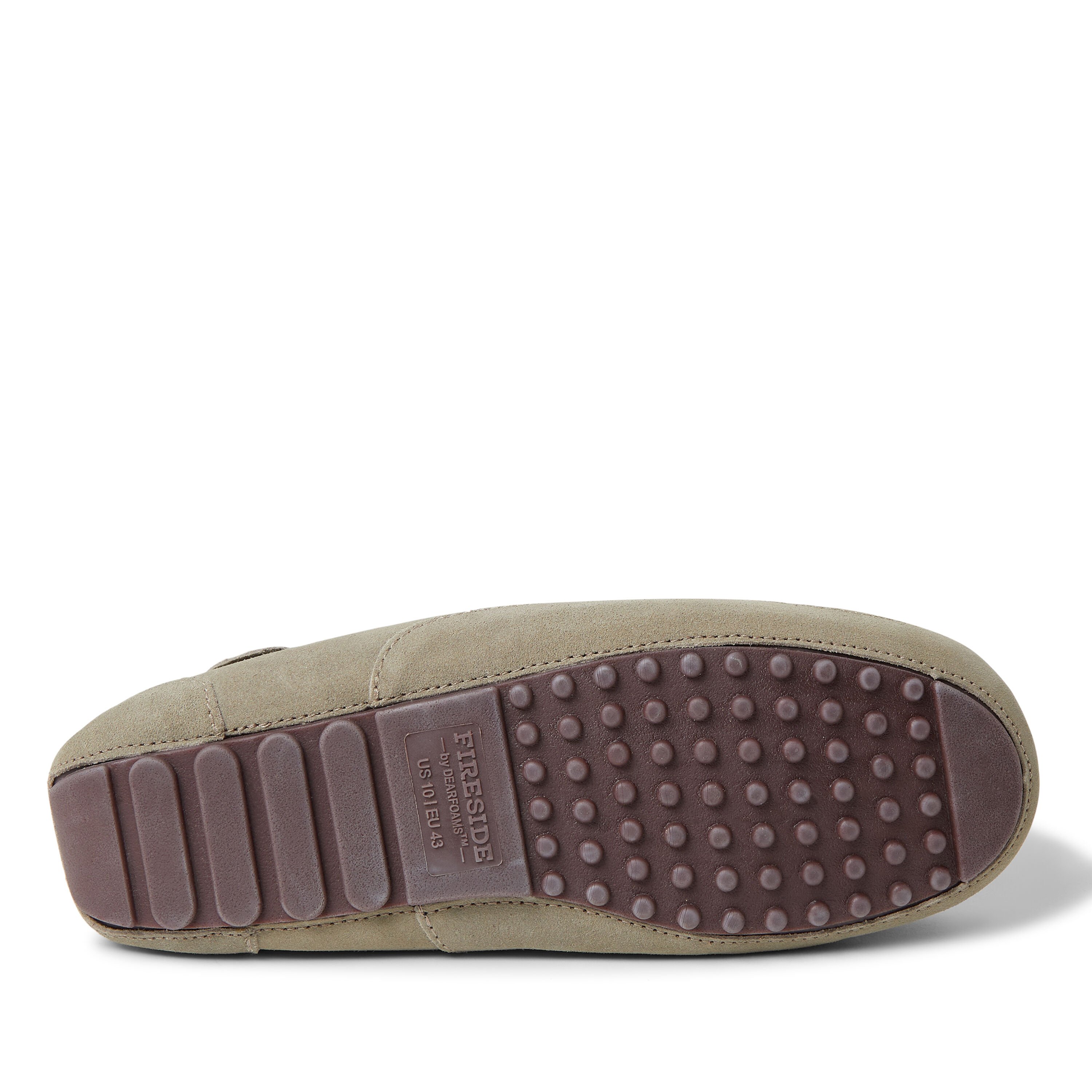 Men's Fireside by Dearfoams Melbourne Genuine Shearling Moccasin Slipper