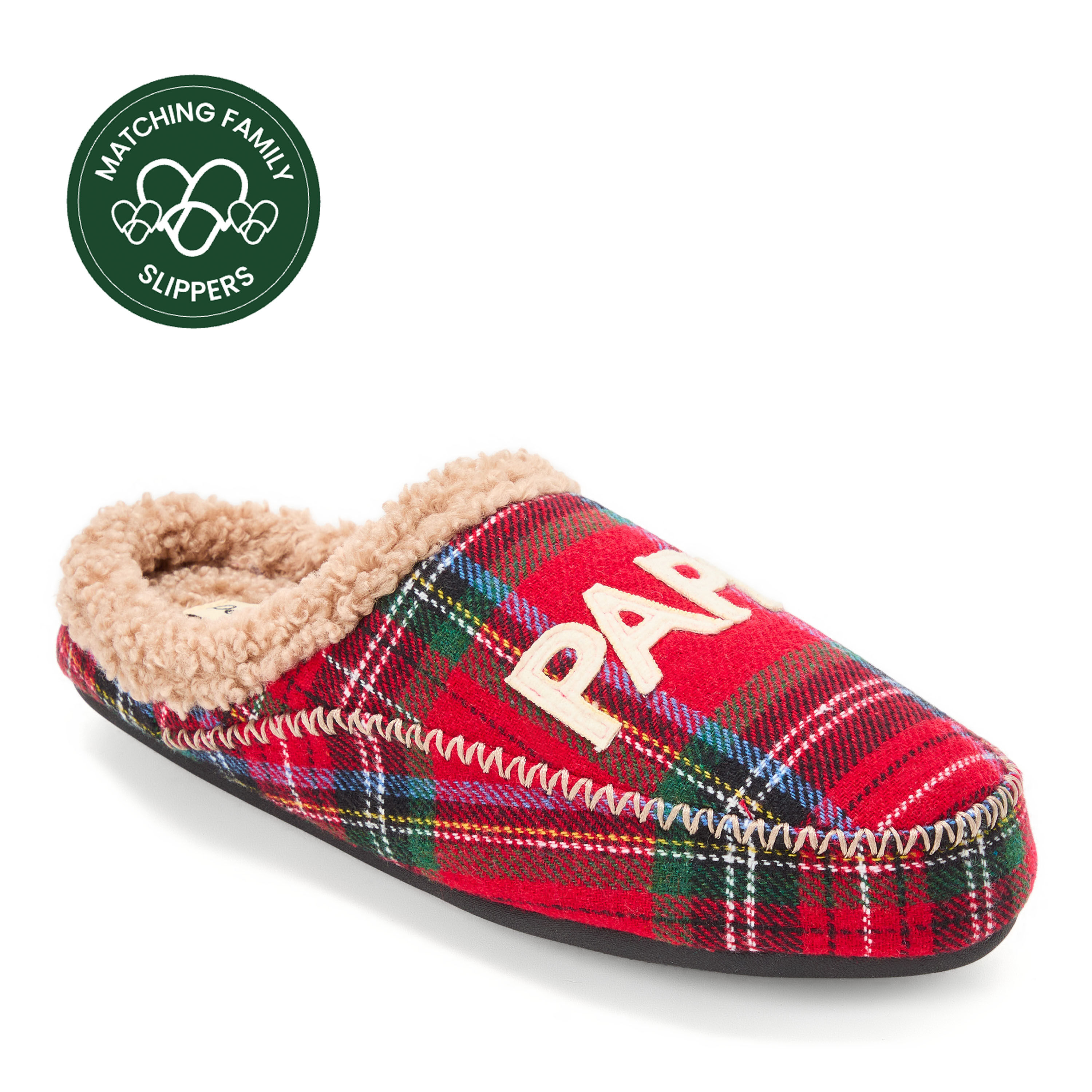 Men's Papa Bear Plaid Clog