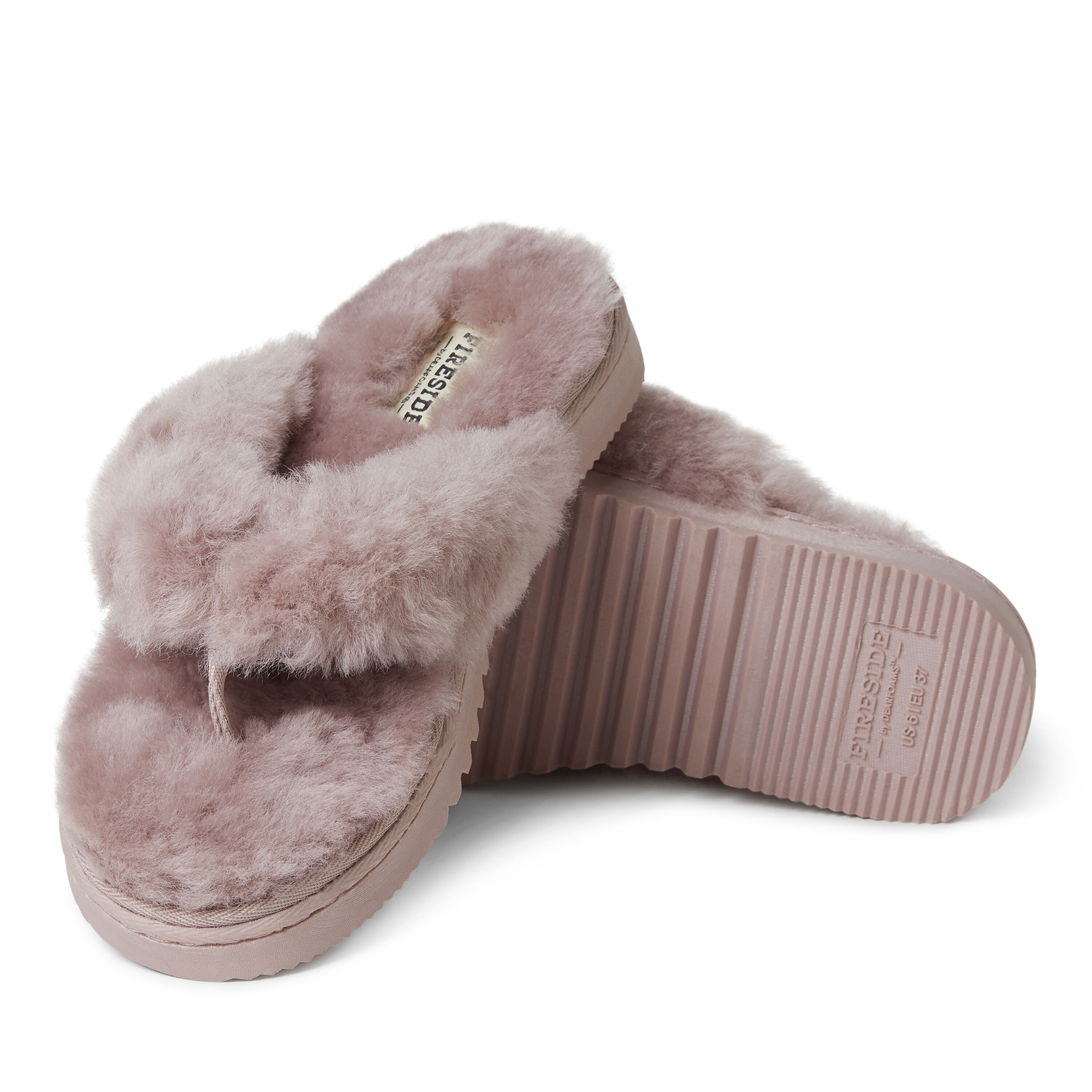 Women's Fireside by Dearfoams Auburn Fireside Thong Slipper
