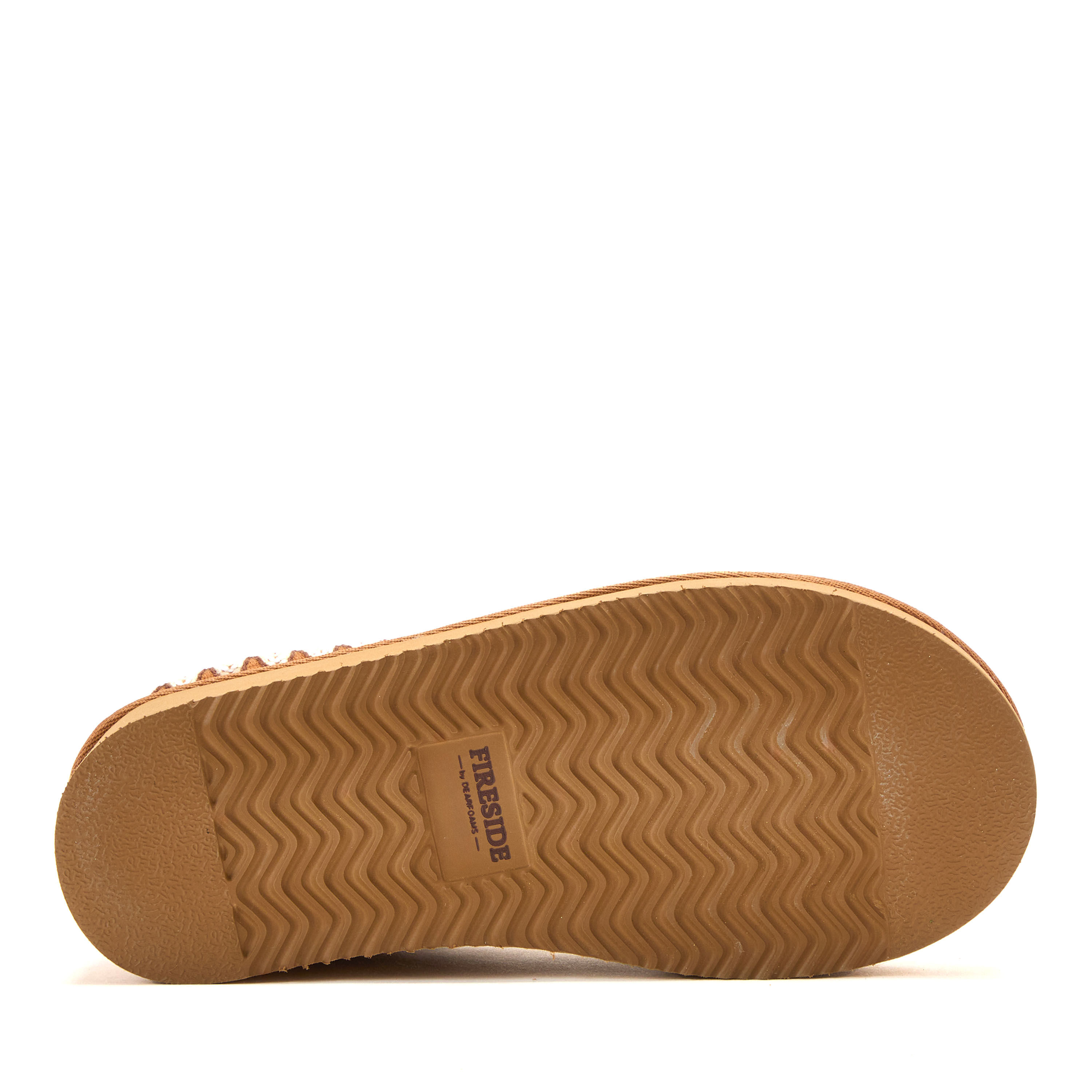 Women's Fireside by Dearfoams Queenstown Genuine Shearling Clog With Taping