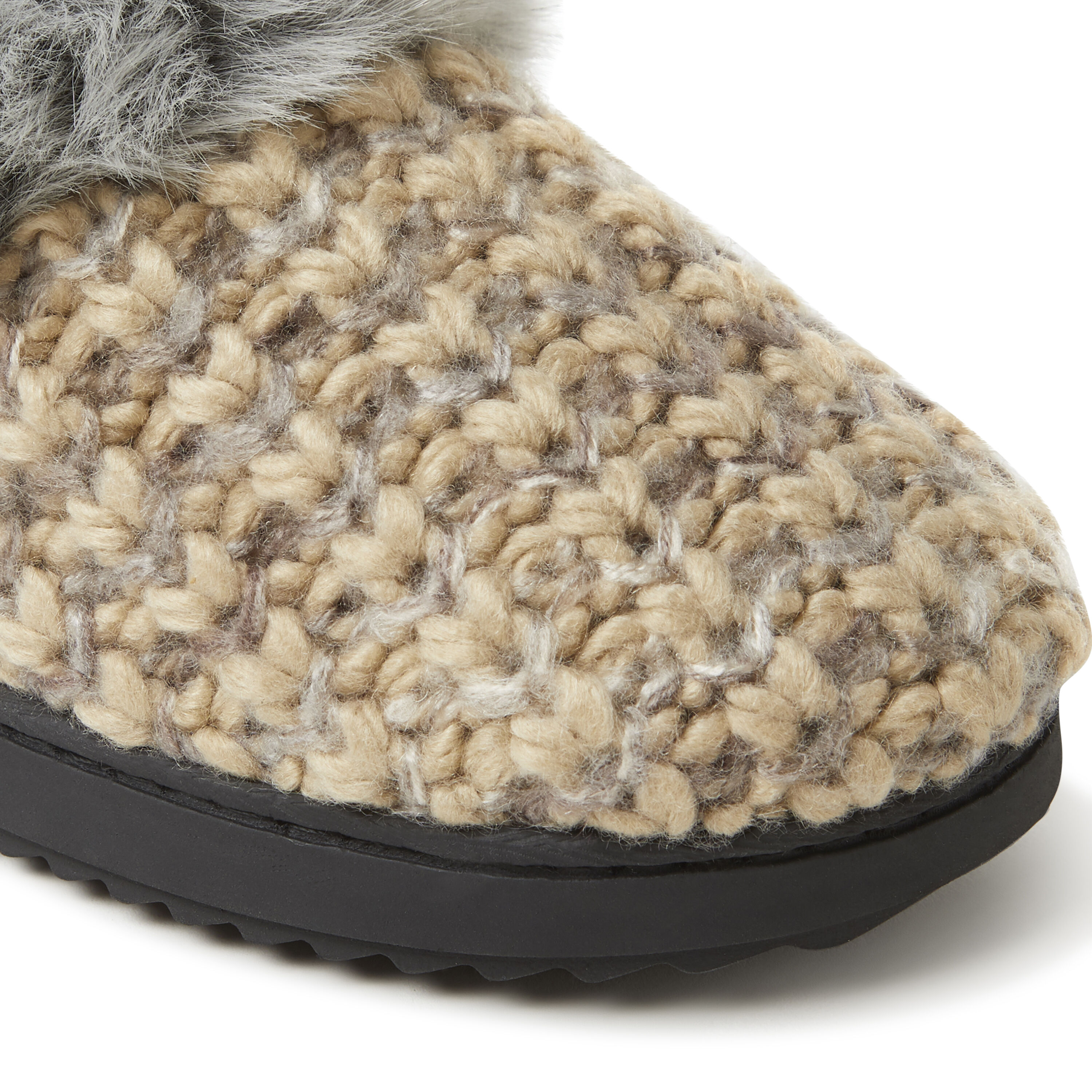 Women's Hannah Textured Knit Clog Slipper