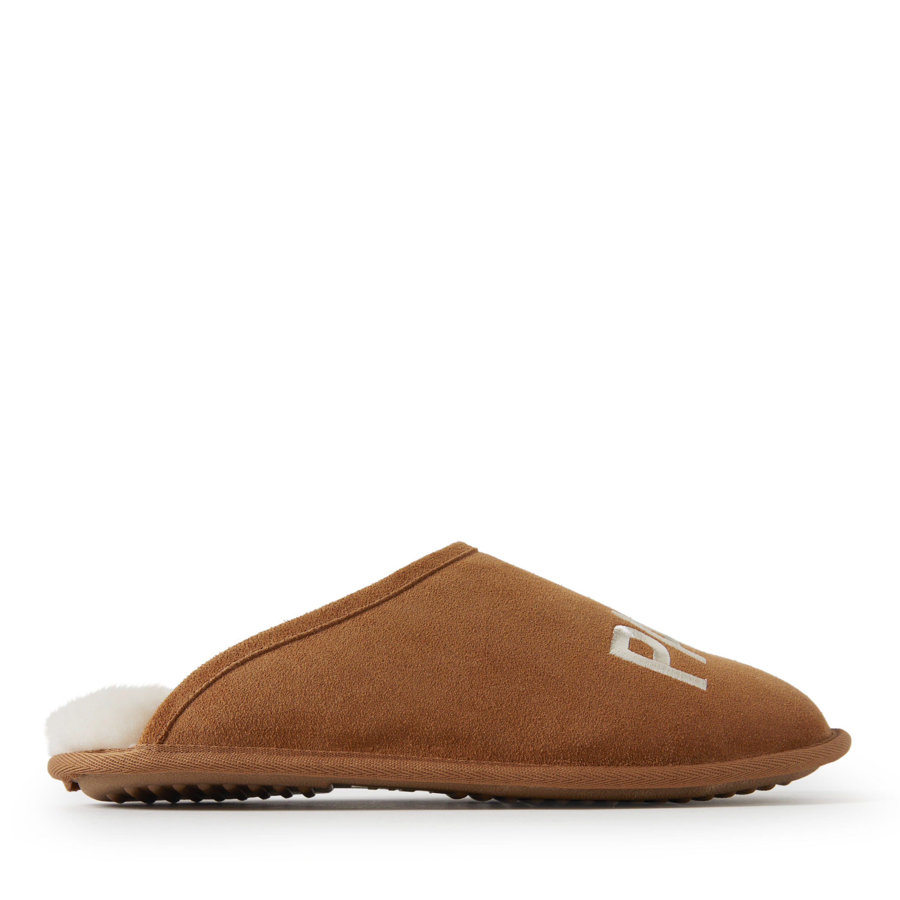 Men's Fireside by Dearfoams Papa Bear Genuine Shearling Scuff