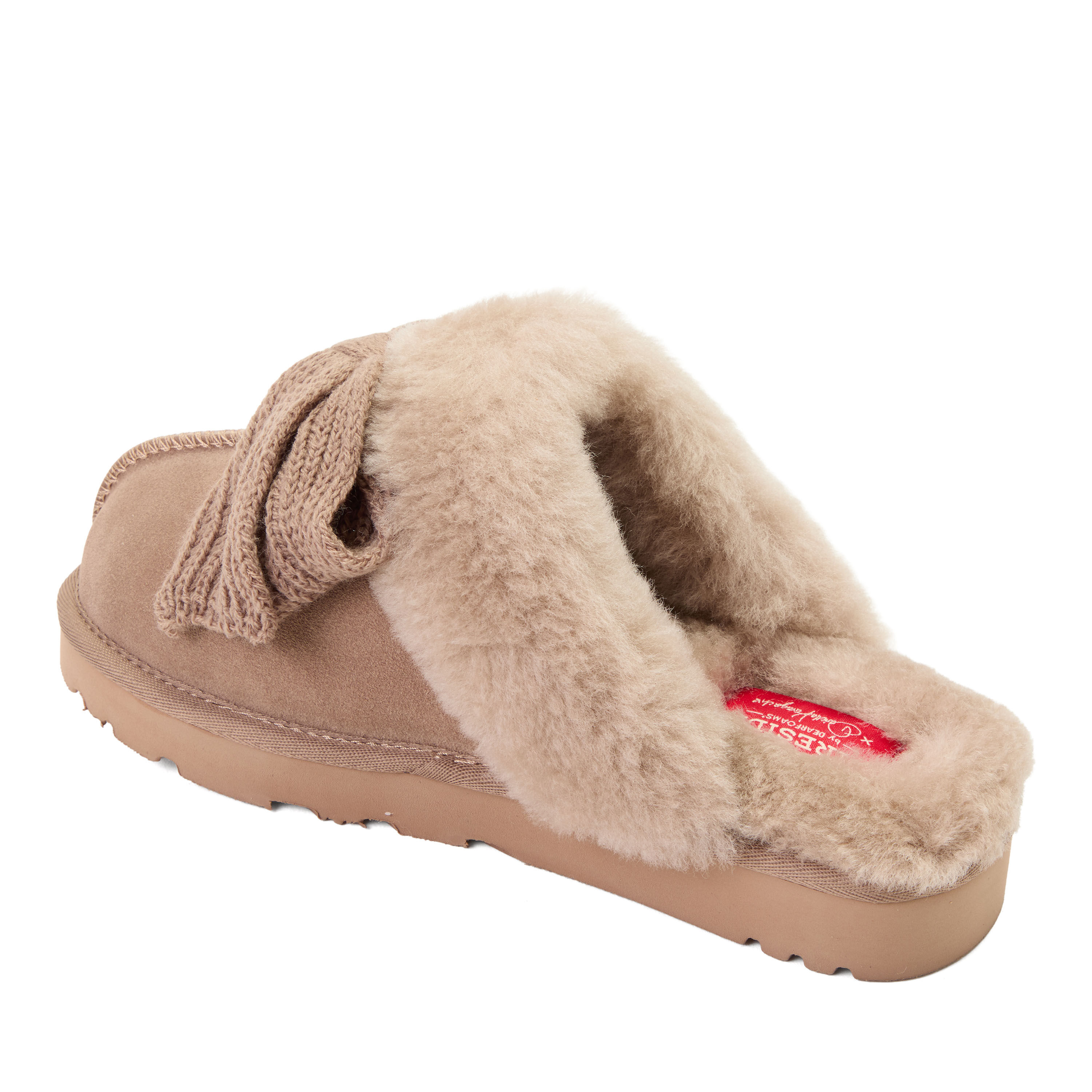 Daniella Karagach&rsquo;s Women's Fireside Suede Shearling Scuff