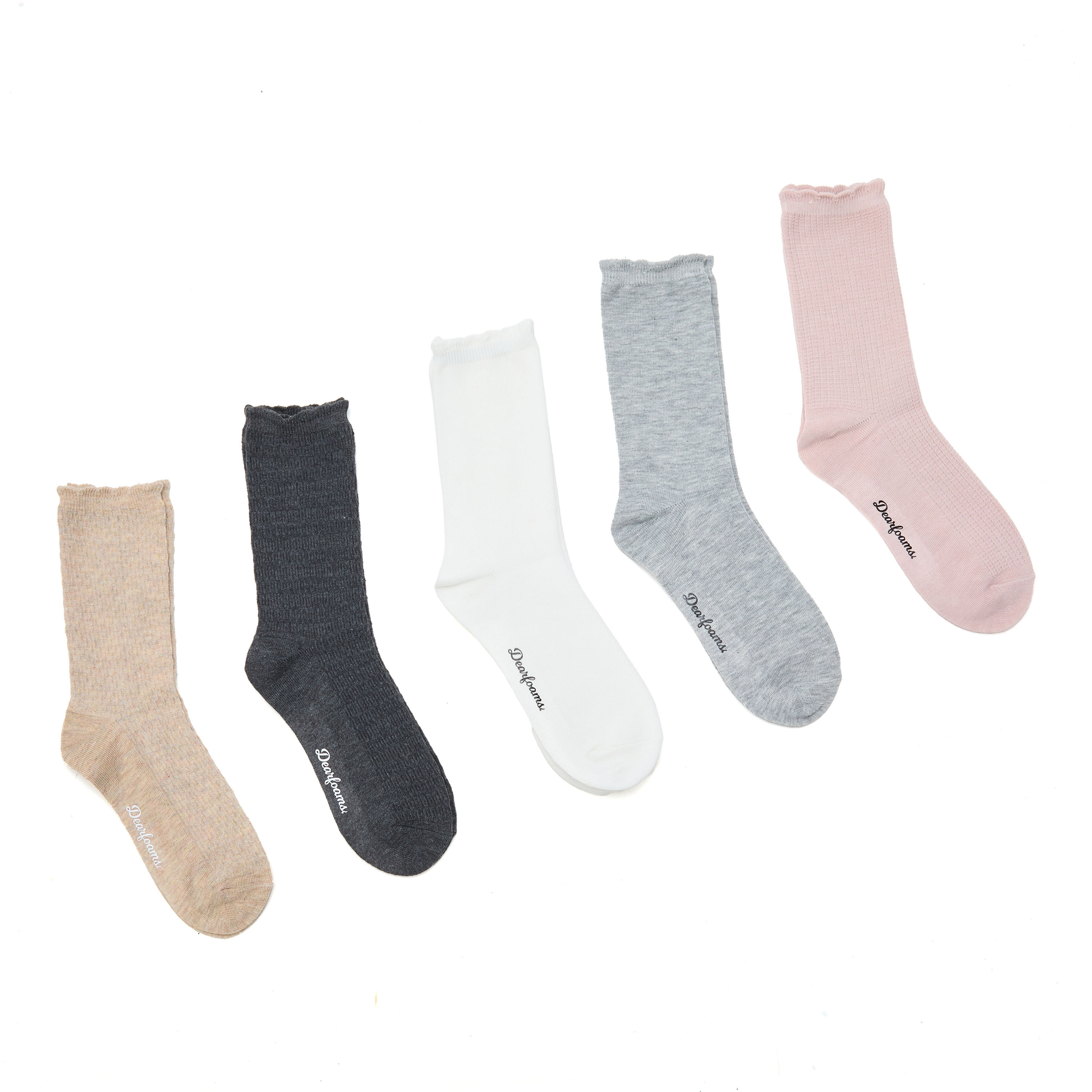 Women's Crew Socks 5 Pack
