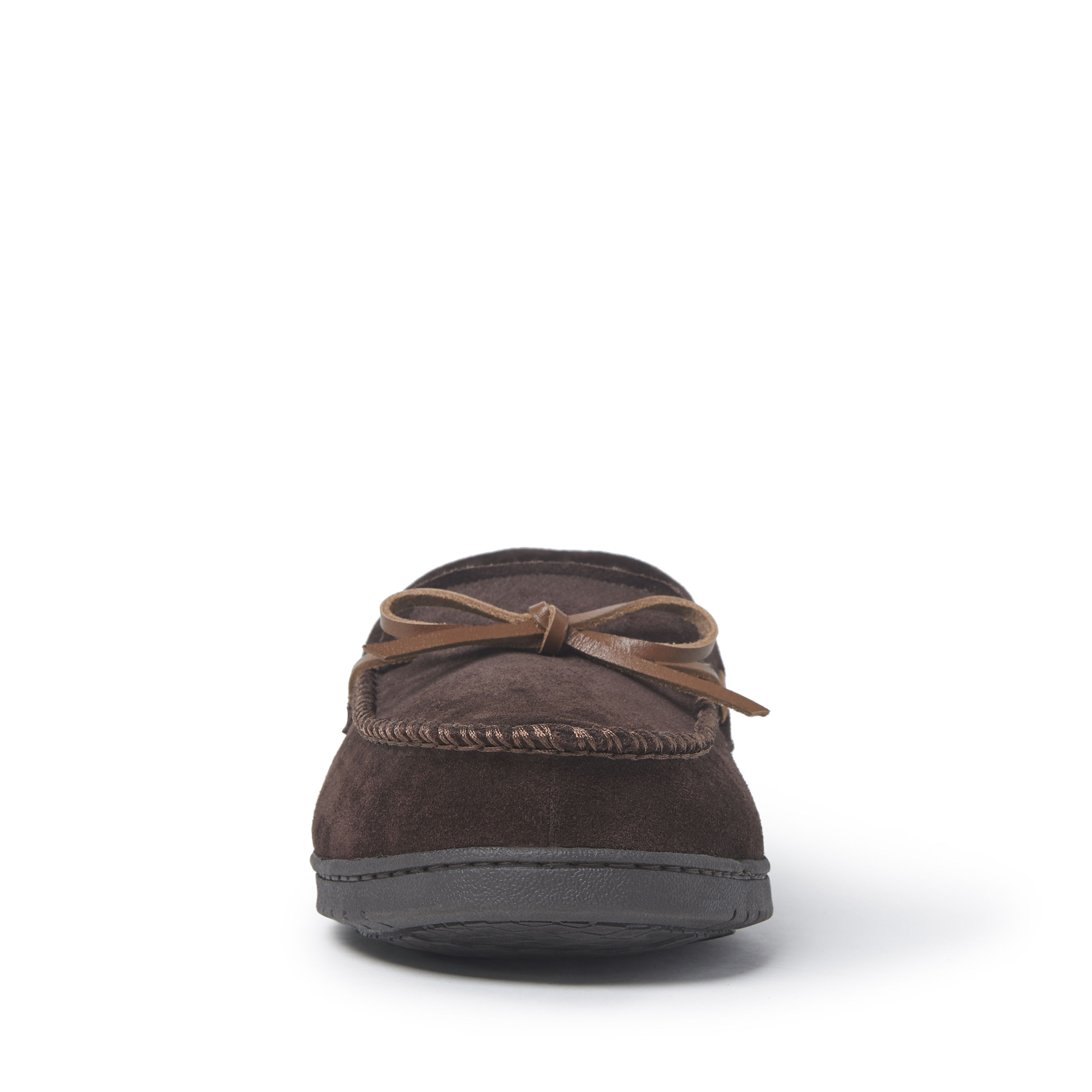 Men's Hudson Genuine Suede Moccasin with Tie