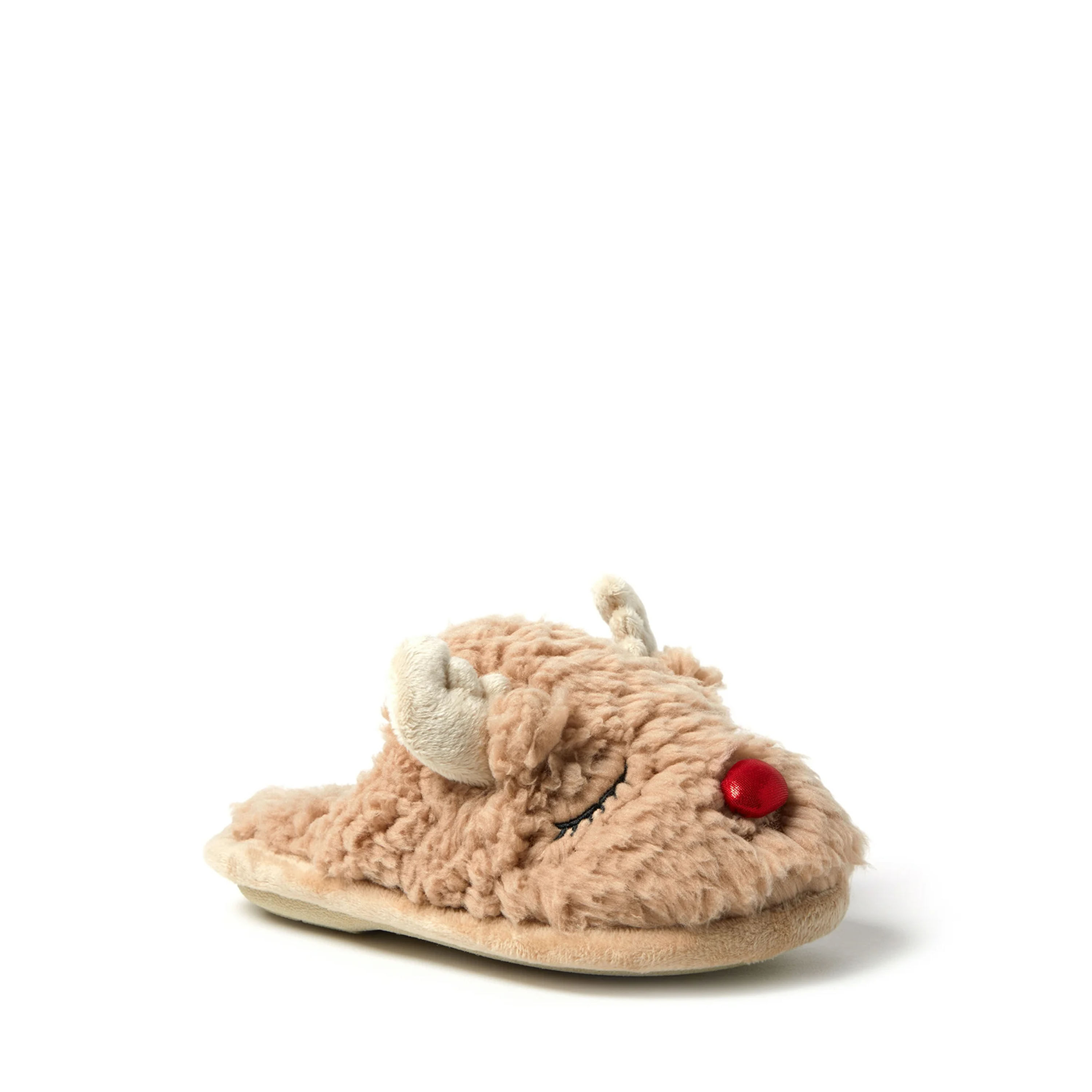 Kid's Reindeer Scuff Slippers