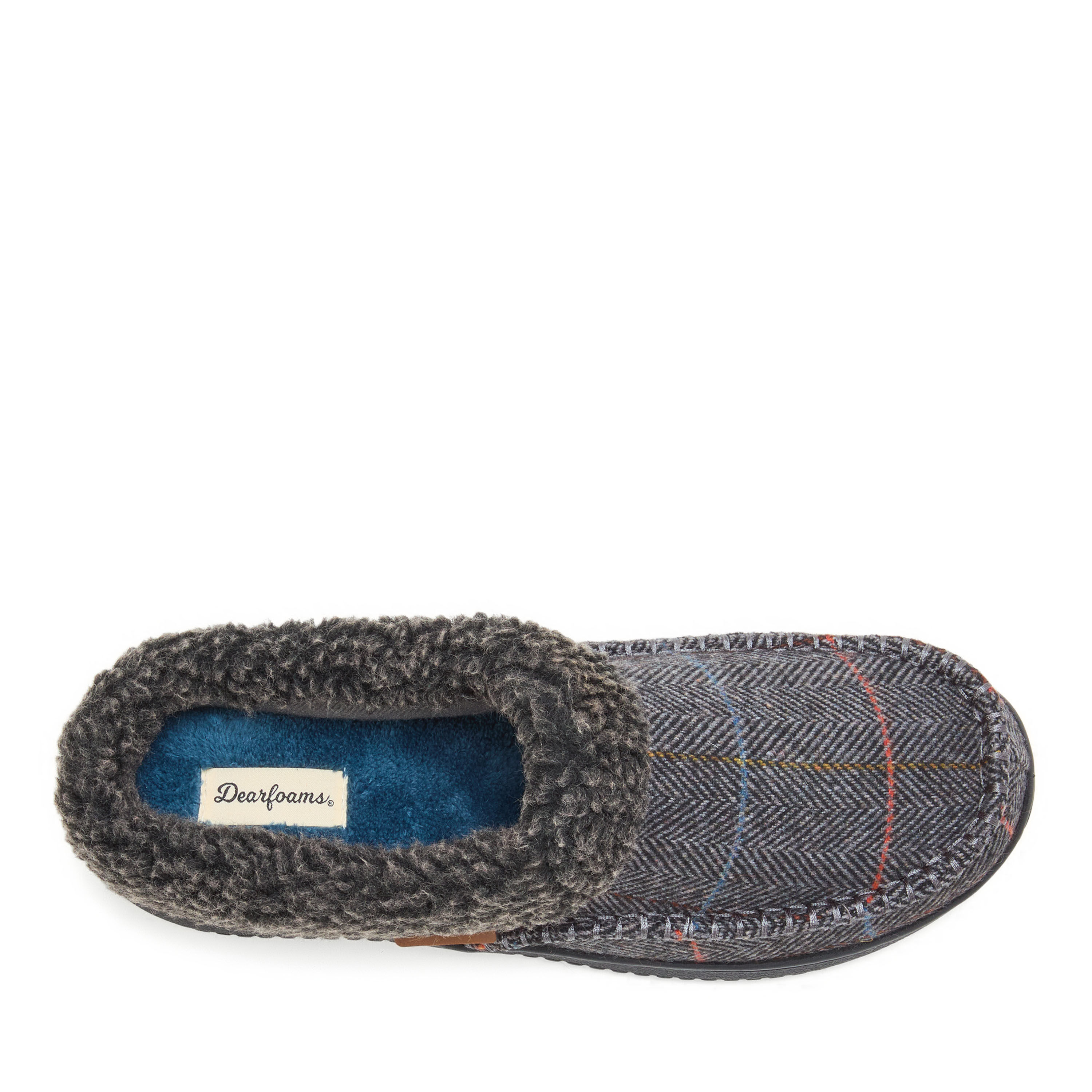 Men's Marshall Microsuede Moc Toe Clog With Berber Cuff