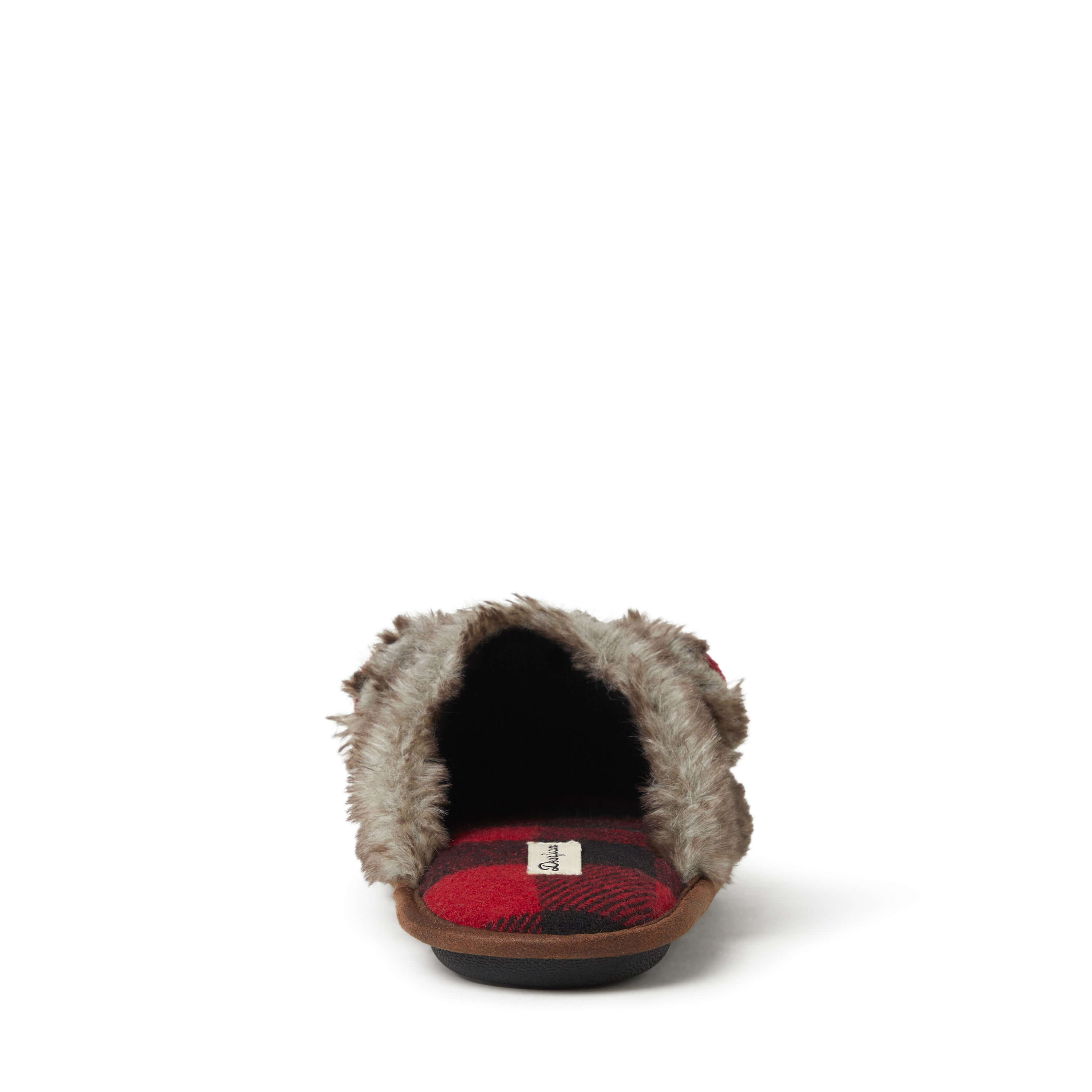 Kids Furry Lil Bear Scuff Slipper