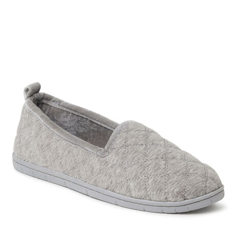 Women's Rachel Quilted Jersey Closed Back Slipper