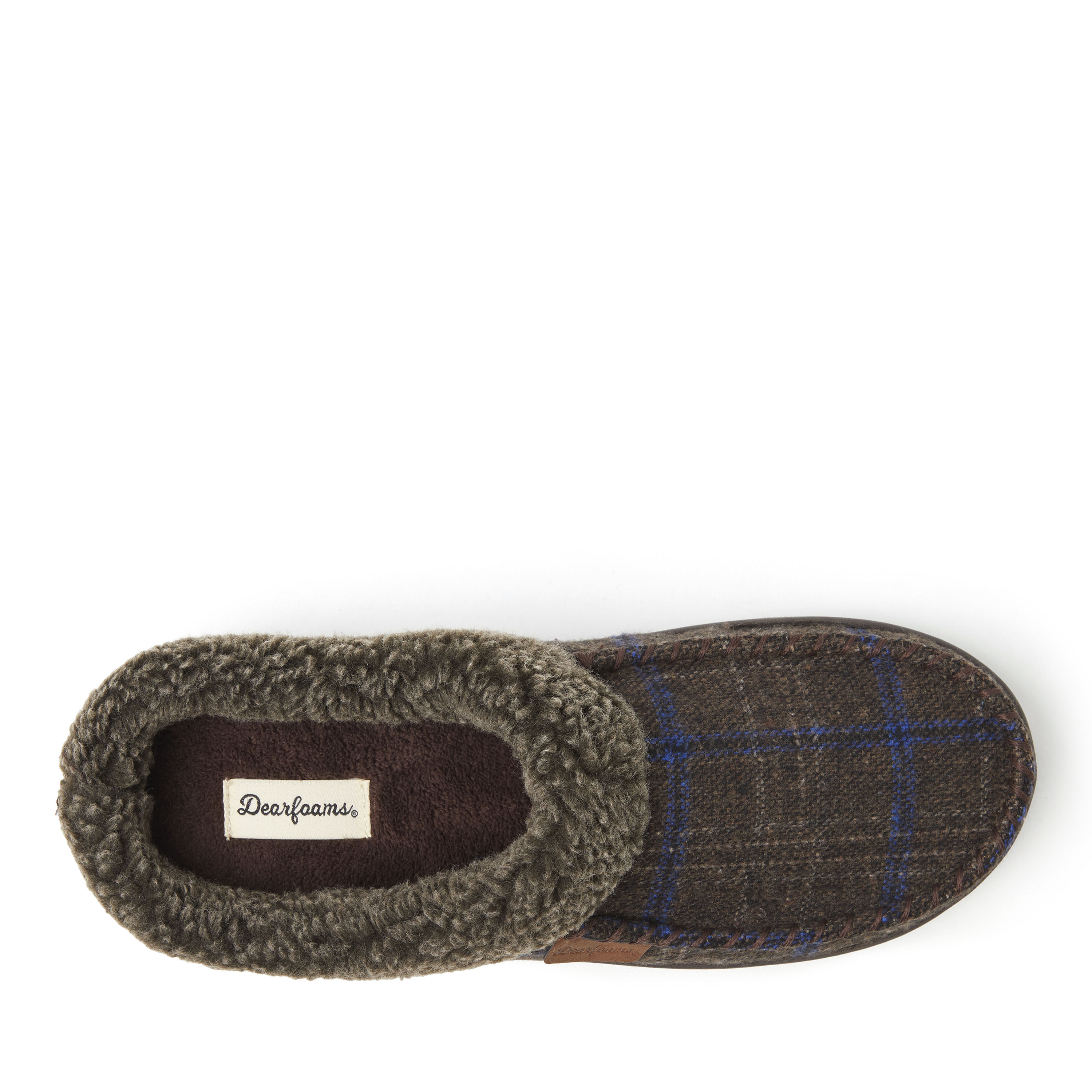 Men's brendan microfiber suede hotsell clog with whipstitch slipper