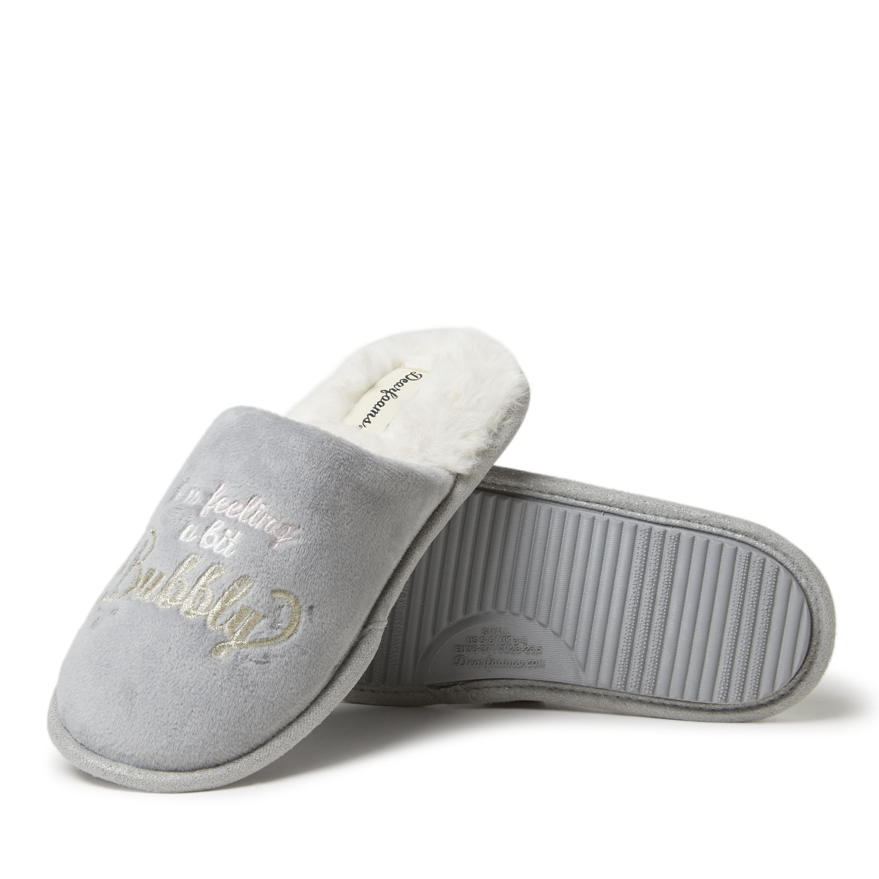 Women's Novelty Scuff Slipper with Eye Mask