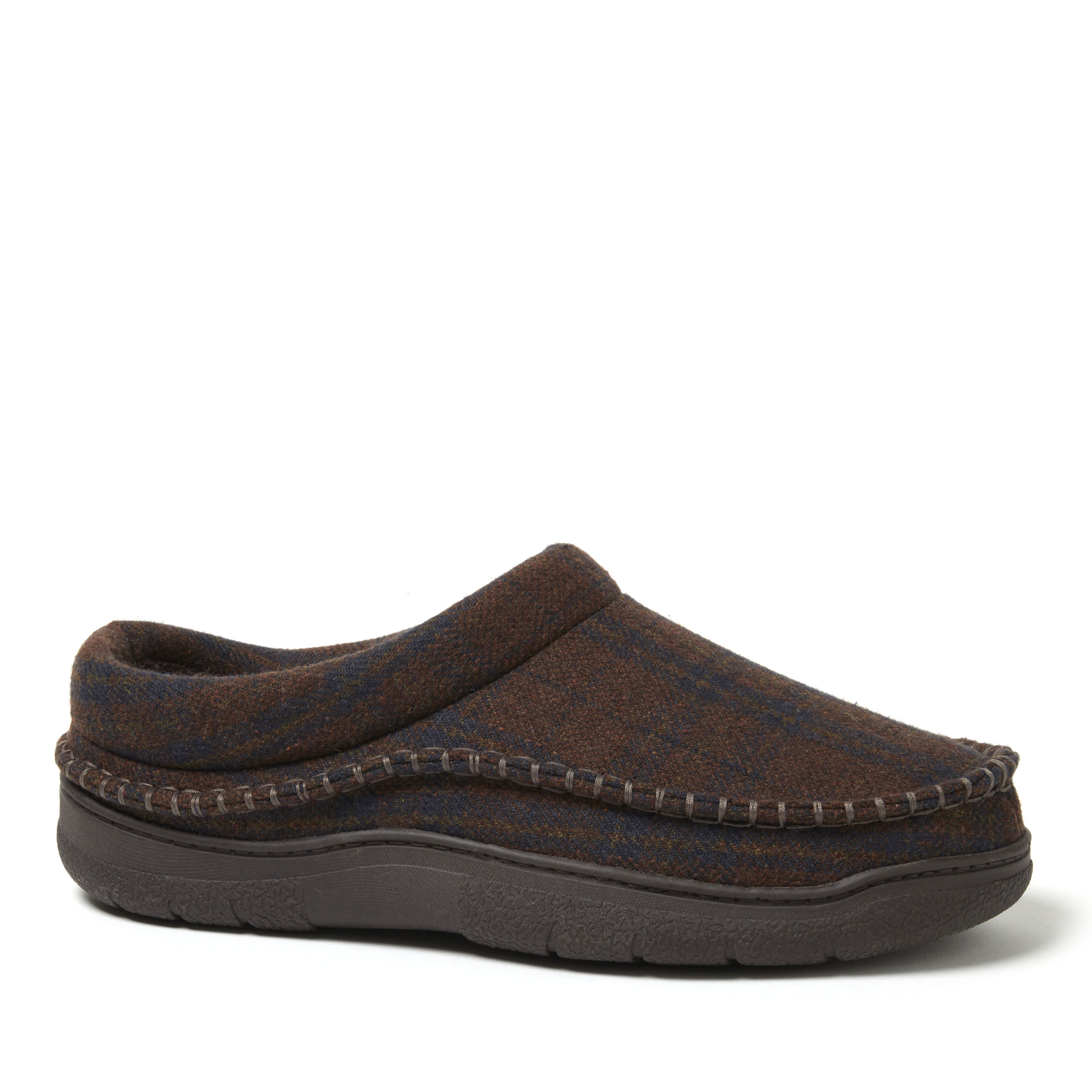 dearfoams Men's Thompson Plaid Clog