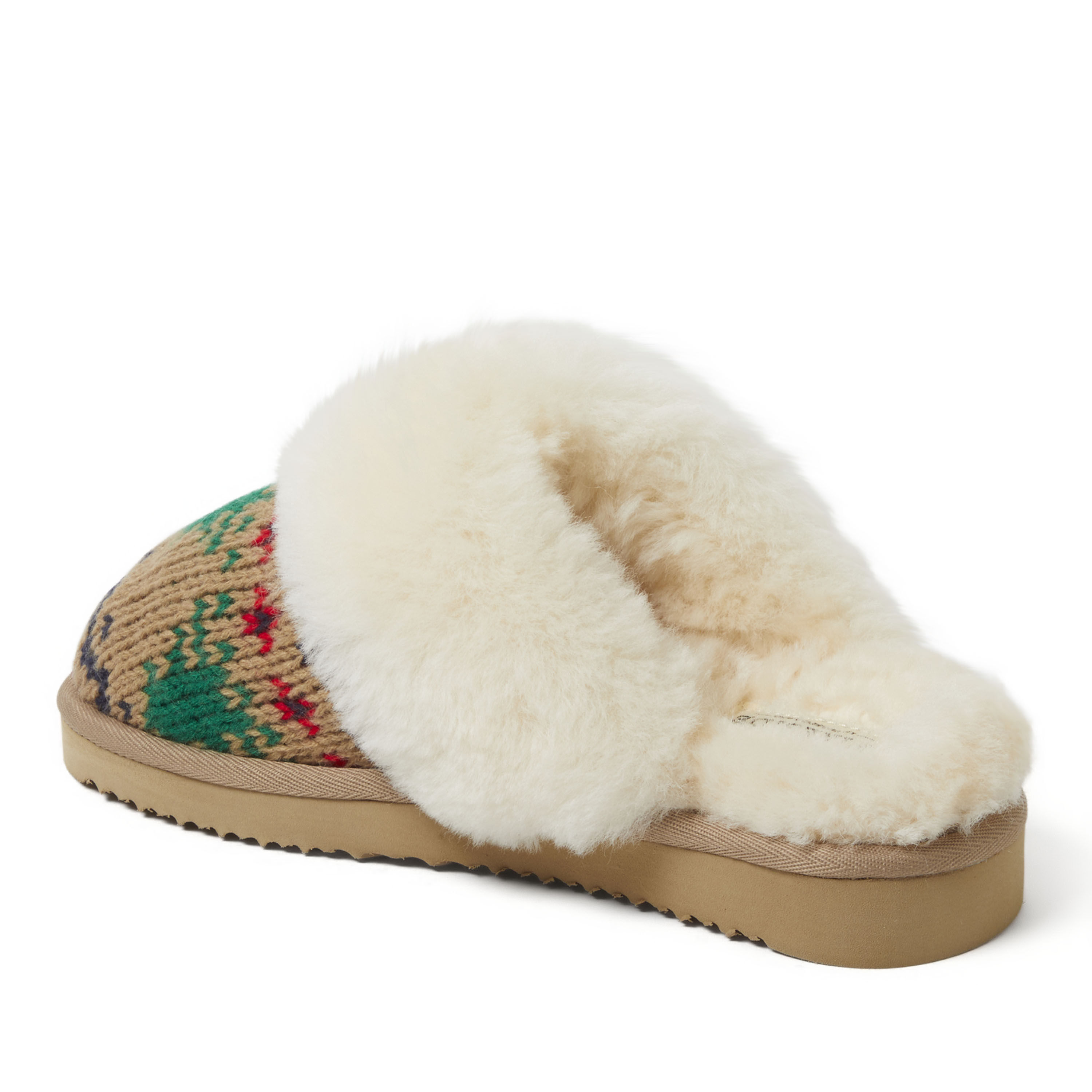 Women's Fireside by Dearfoams Sydney Holiday Fairisle Scuff
