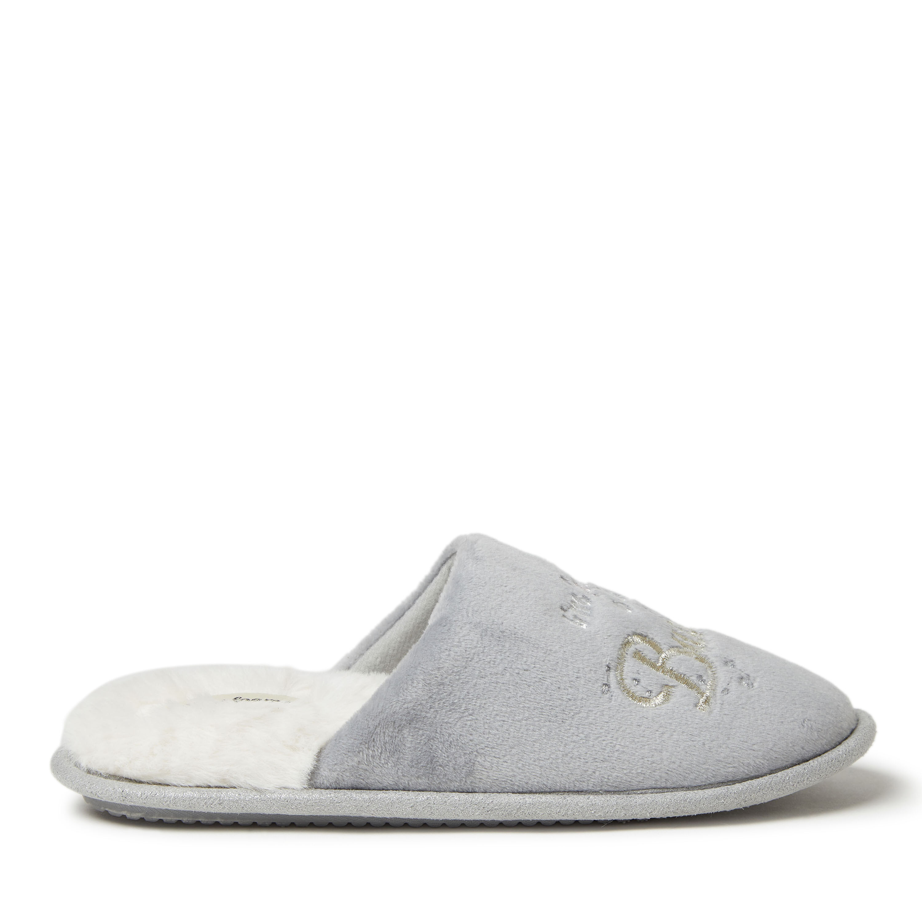 Women's Novelty Scuff Slipper with Eye Mask