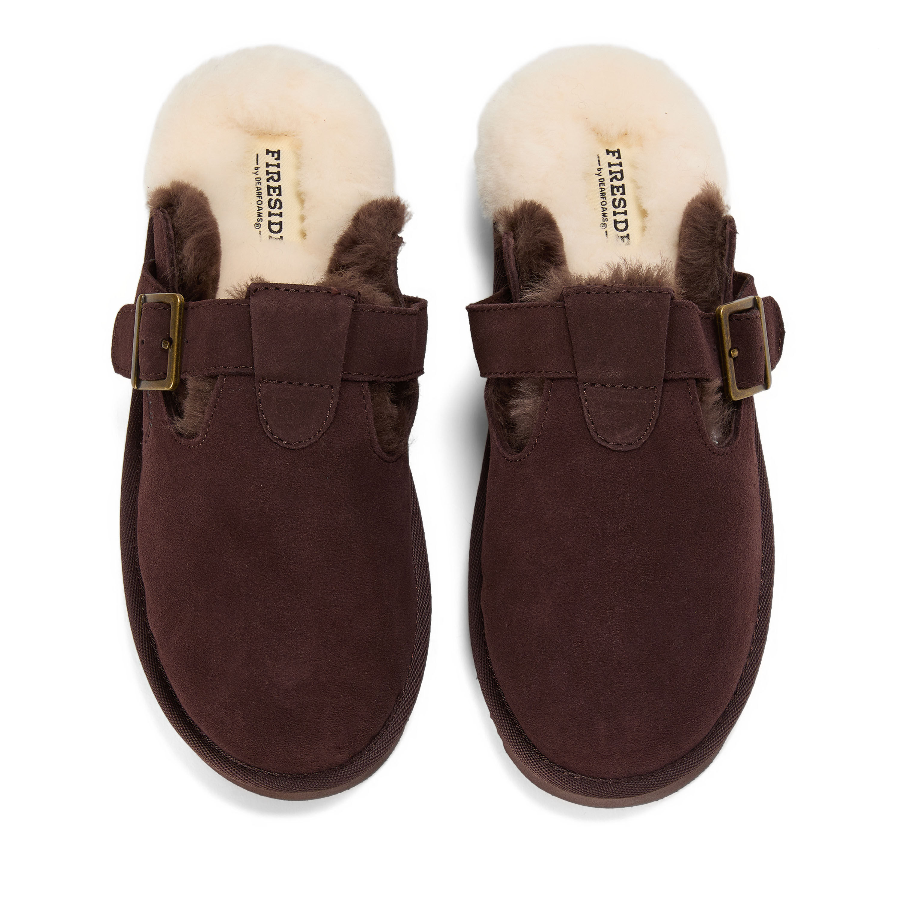 Women's Fireside by Dearfoams Maitland Genuine Shearling Scuff