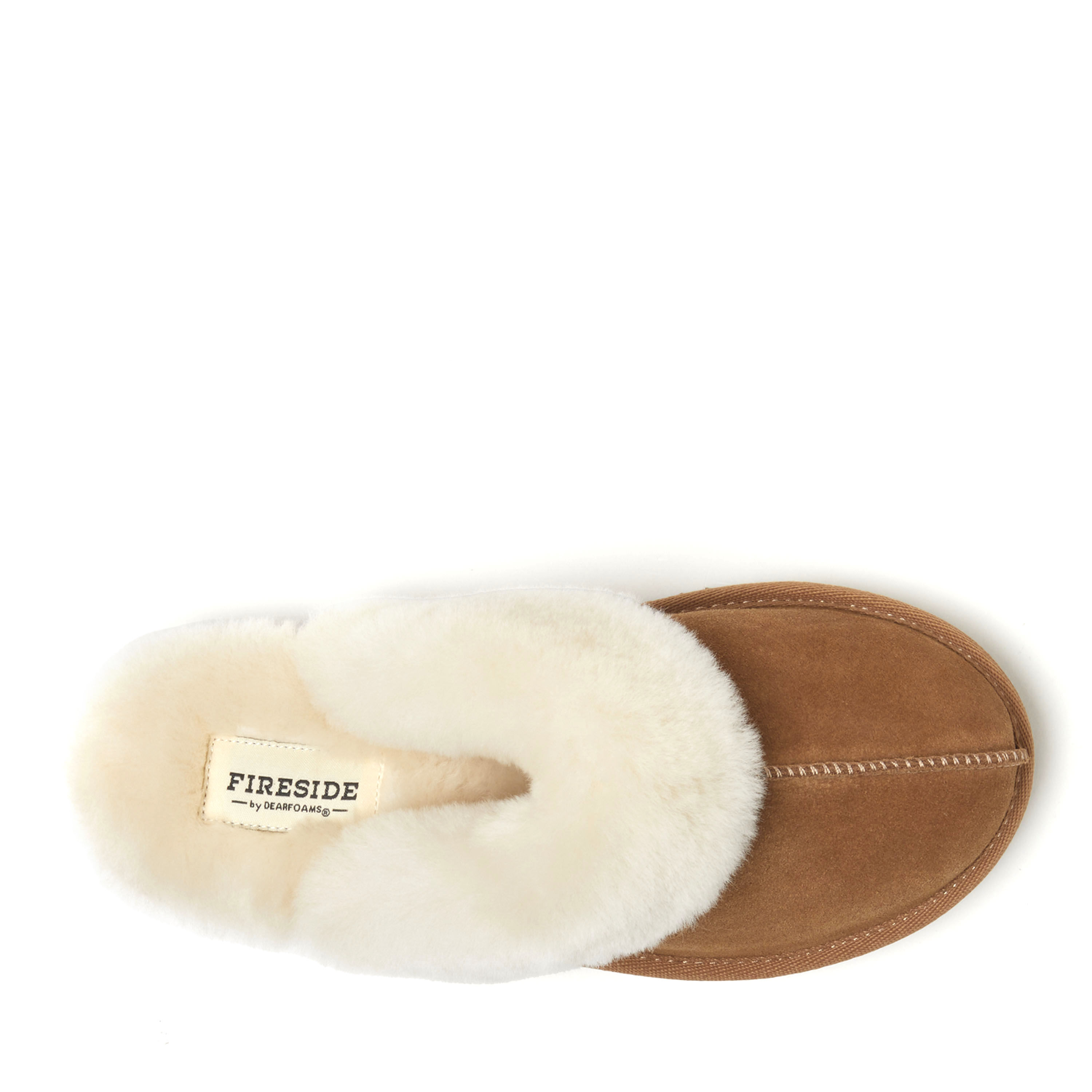 Lands end women's discount shearling scuff slippers