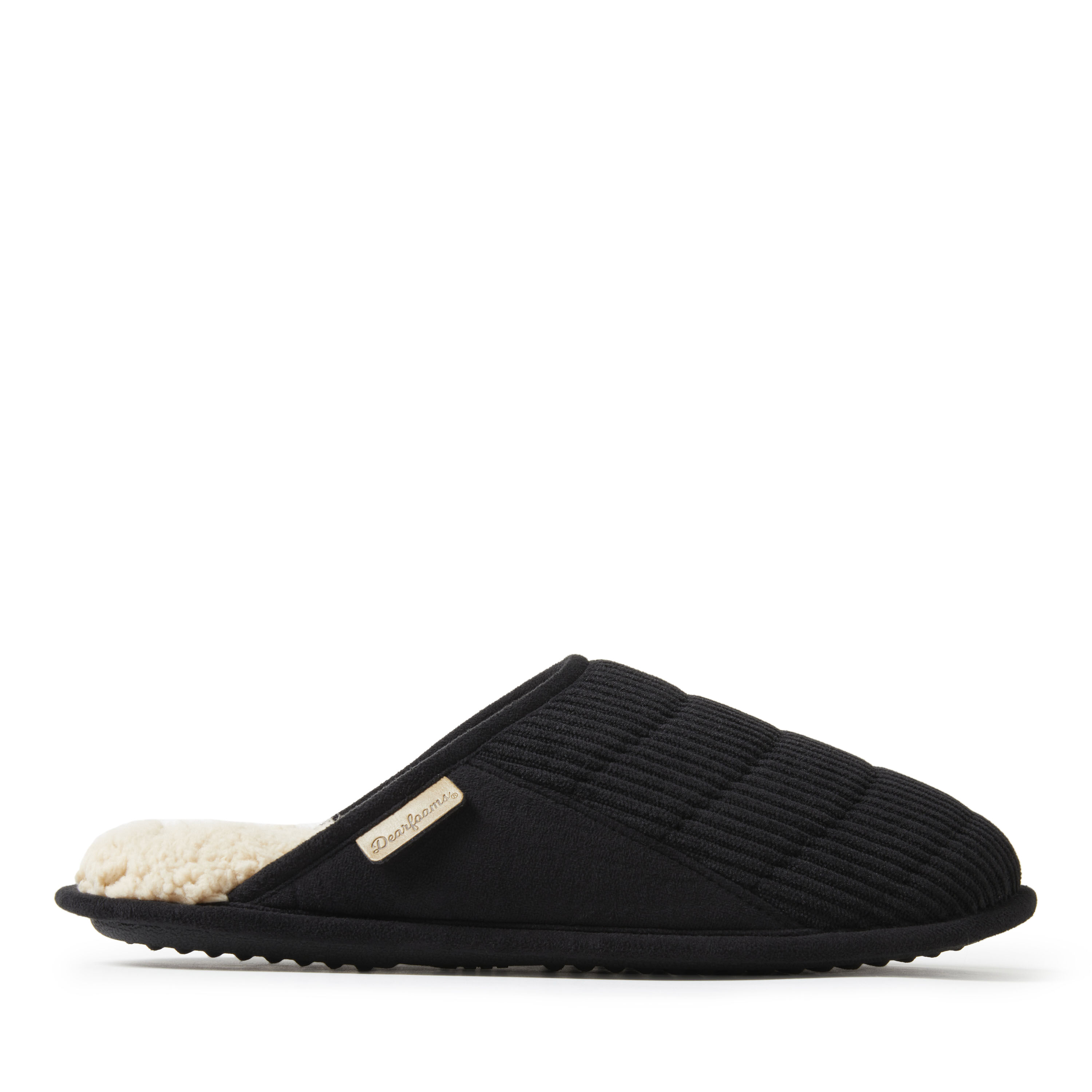 Scuff shop corduroy slipper