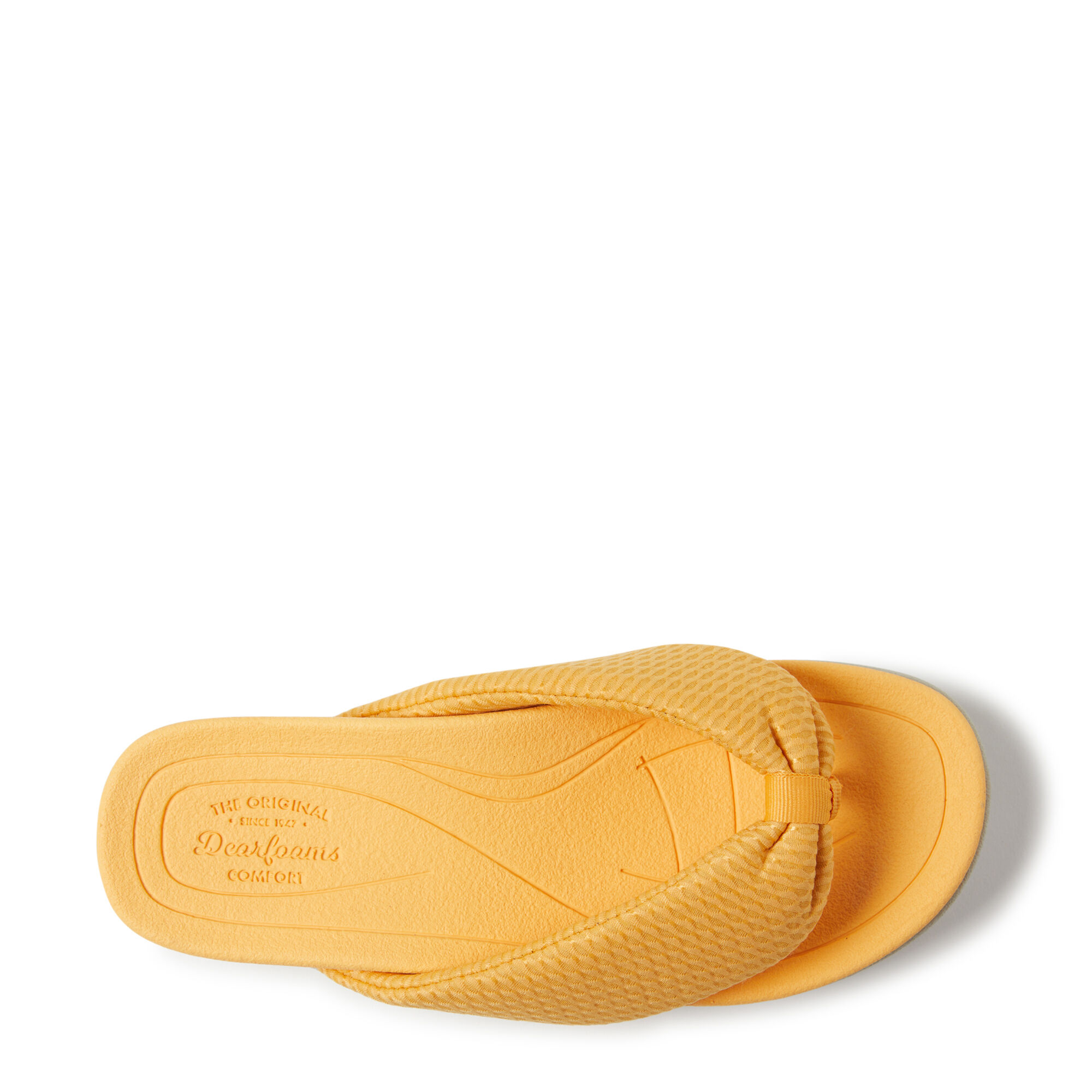 Dearfoams womens hotsell flip flops